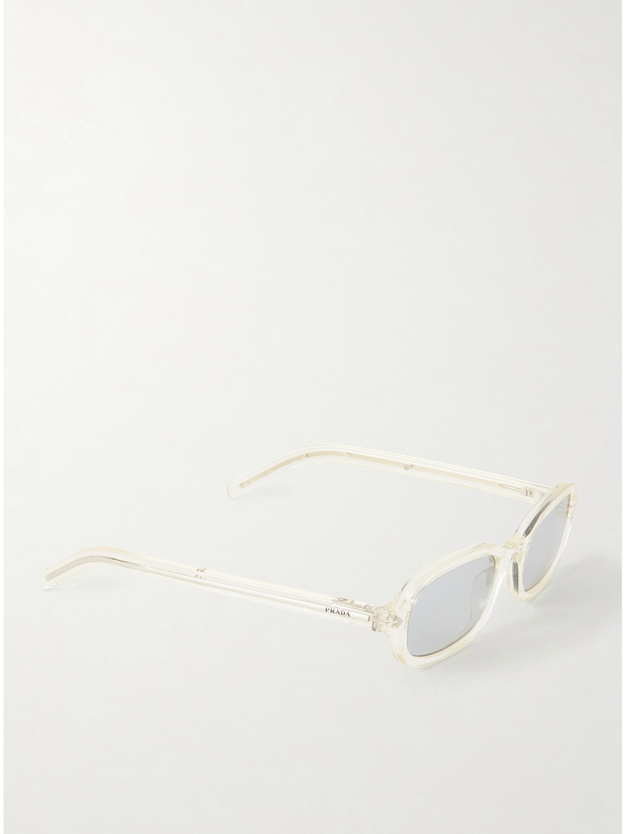 Prada Rectangular-frame Acetate Sunglasses In Neutral