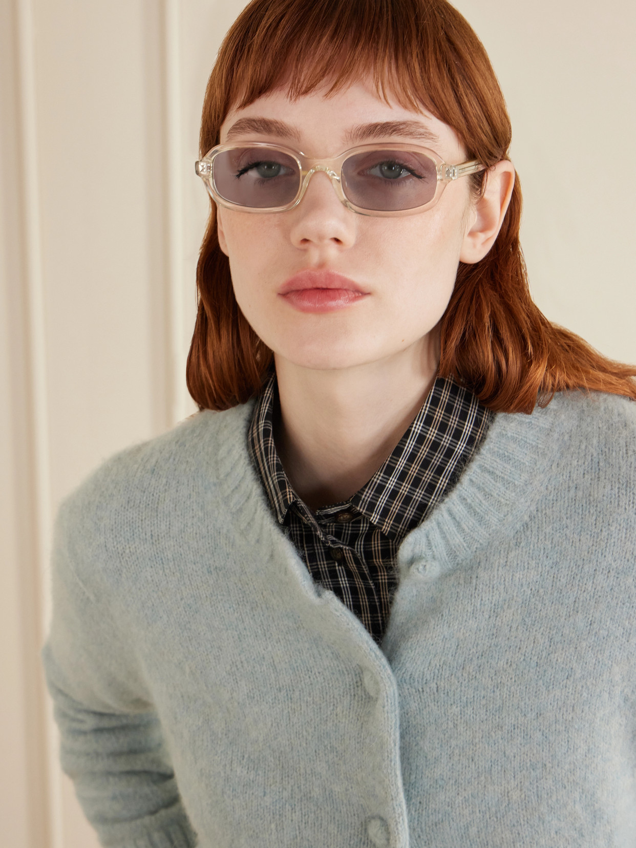 Prada Rectangular-frame Acetate Sunglasses In Neutral