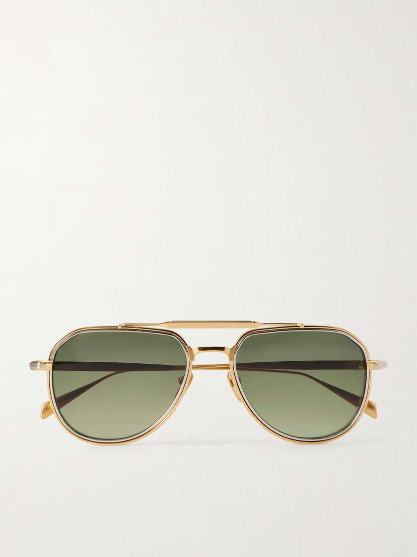 Jacques Marie Mage Commander Aviator-style Sunglasses