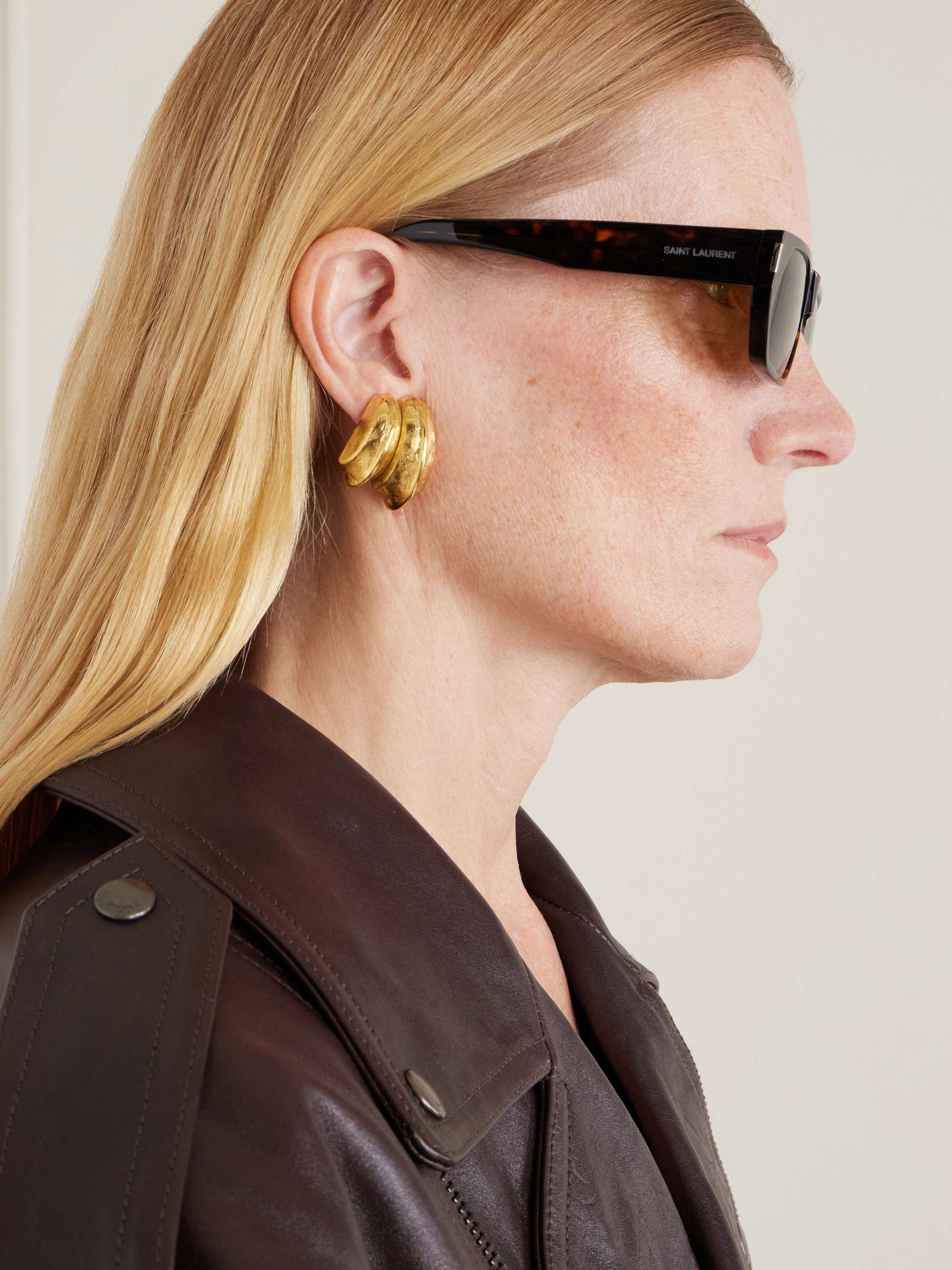SAINT LAURENT EYEWEAR SL 898 squared-frame acetate sunglasses