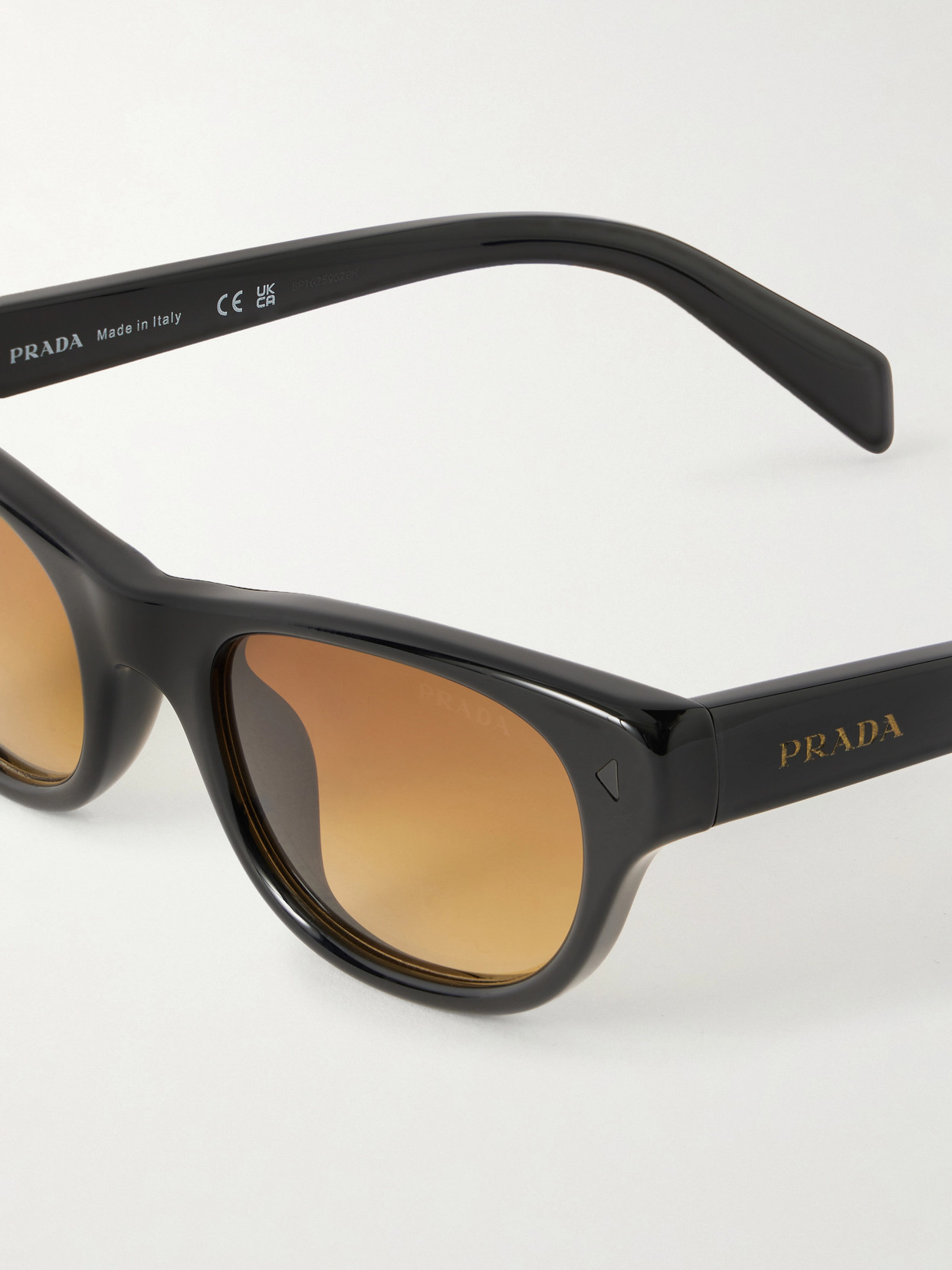 Prada D-frame Acetate Sunglasses In Black
