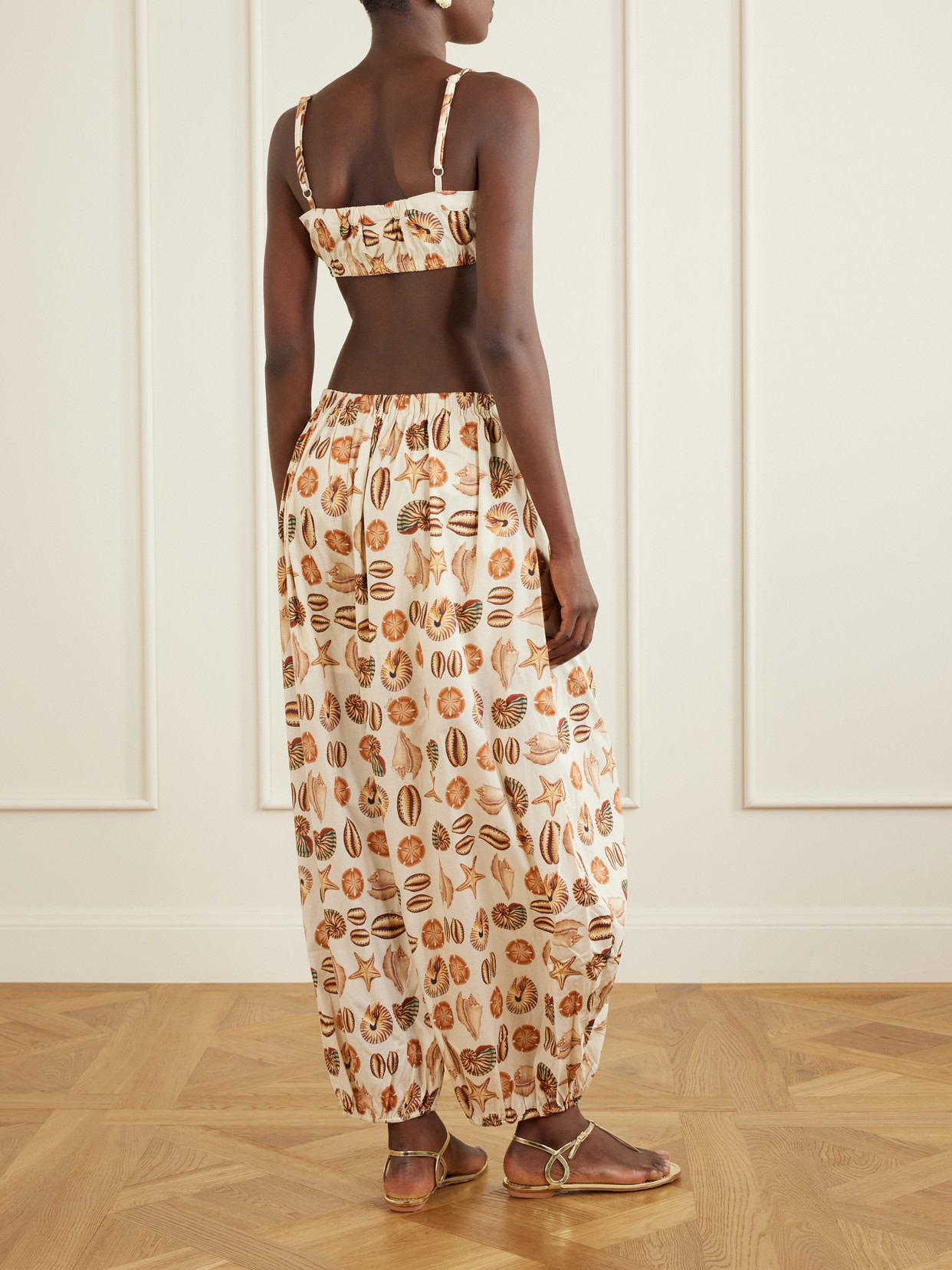 Printed Cropped Top
