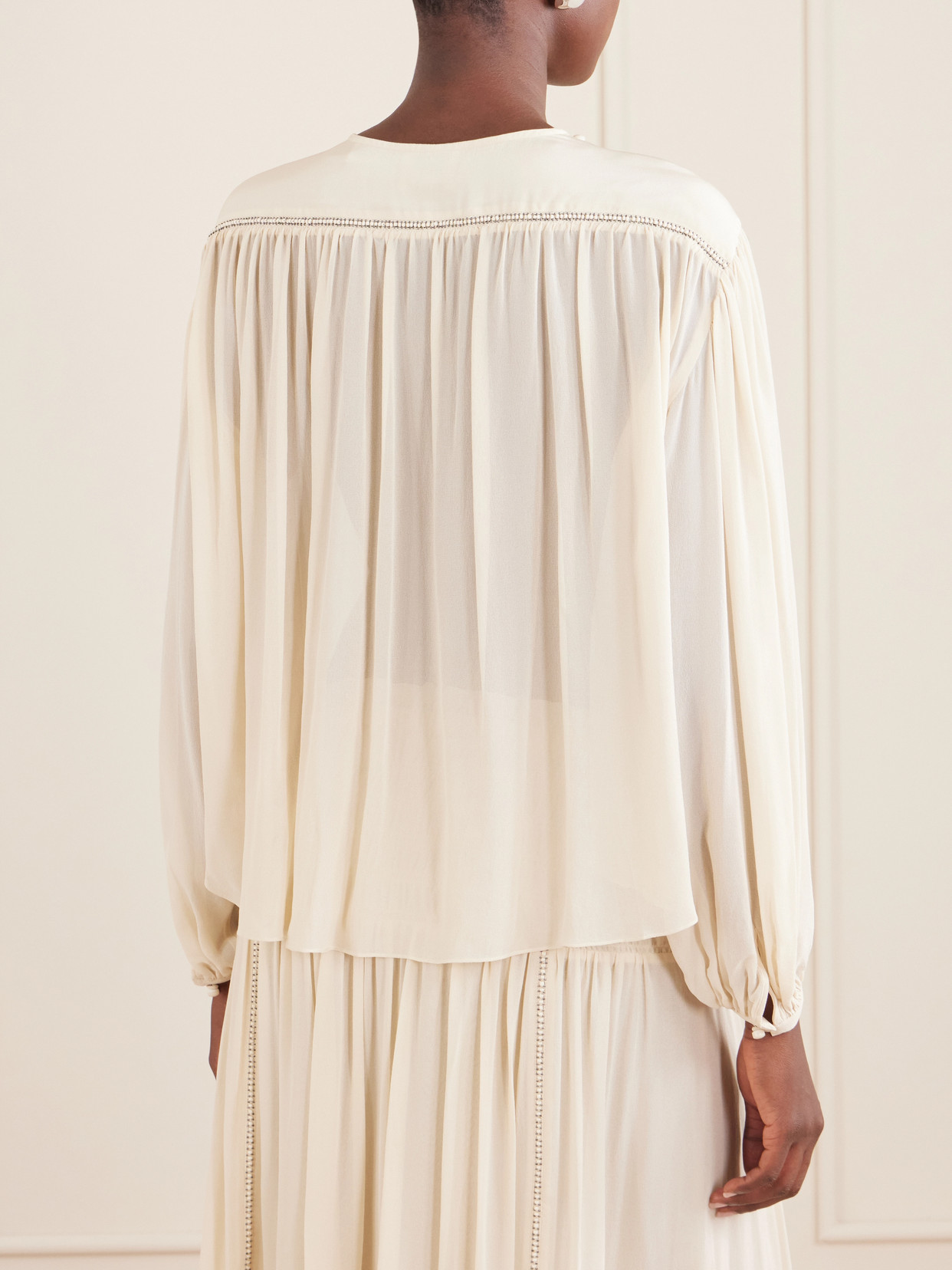 Nuna Bead-Embellished Blouse