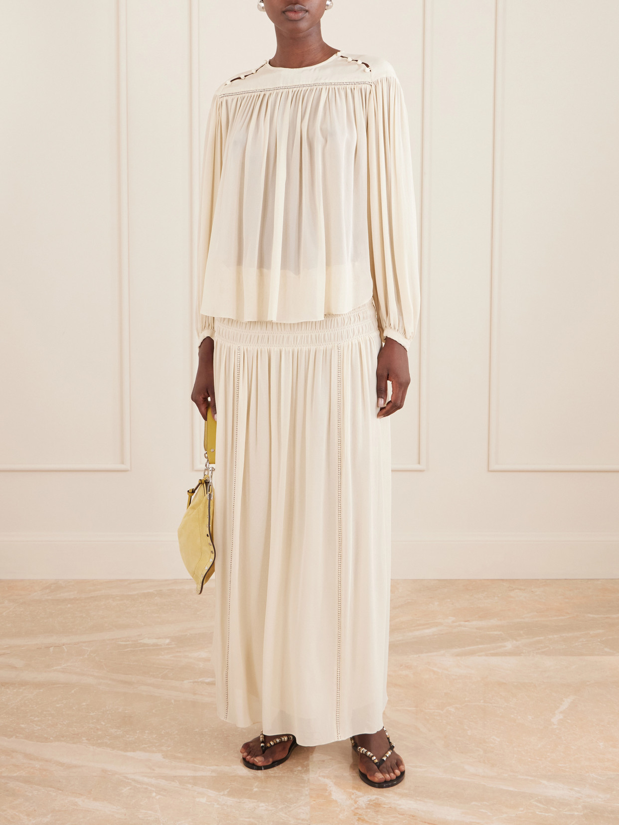 Nuna Bead-Embellished Blouse