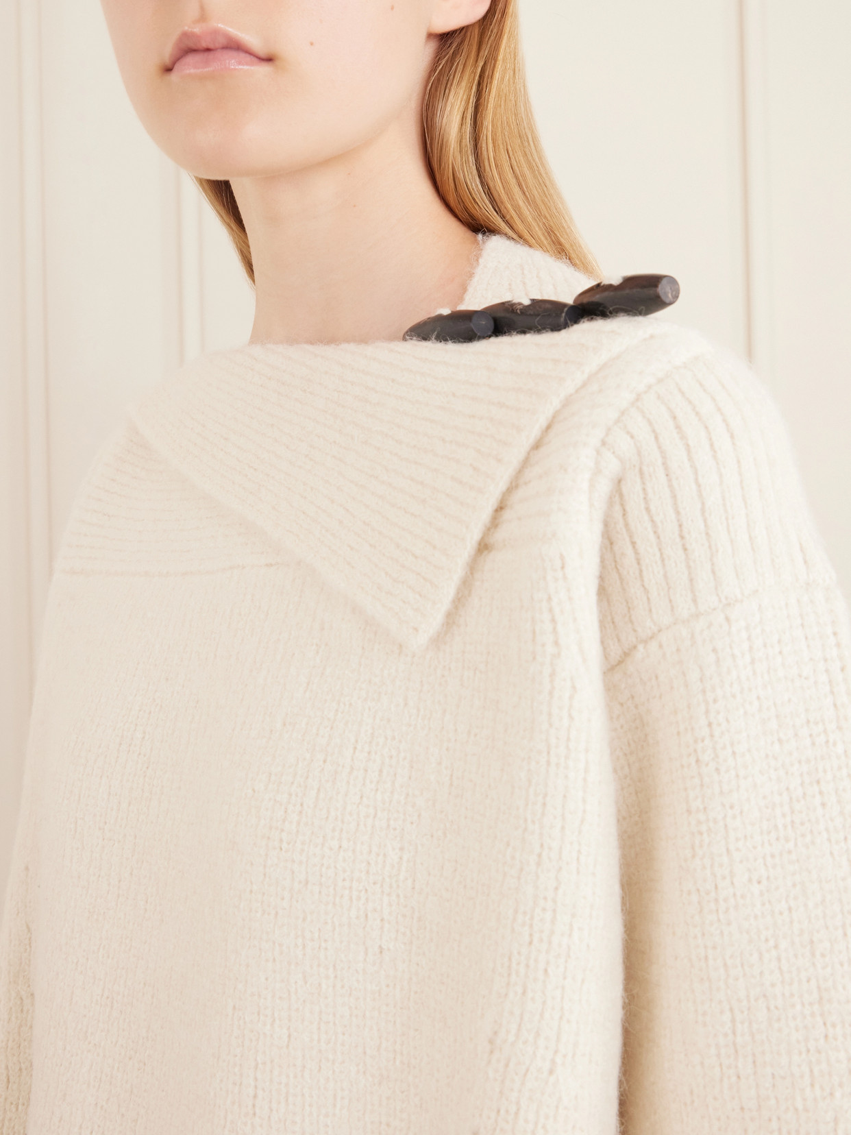 Thais Ribbed Alpaca-Blend Sweater