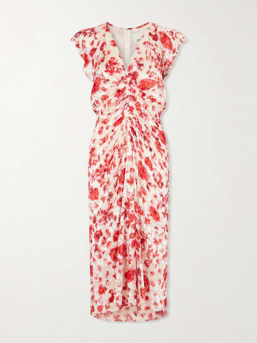 Isabel Marant Lyndsay Floral-print Chiffon Midi Dress | Thumbnail 5 Isabel Marant Lyndsay Floral-print Chiffon Midi Dress | Thumbnail 5