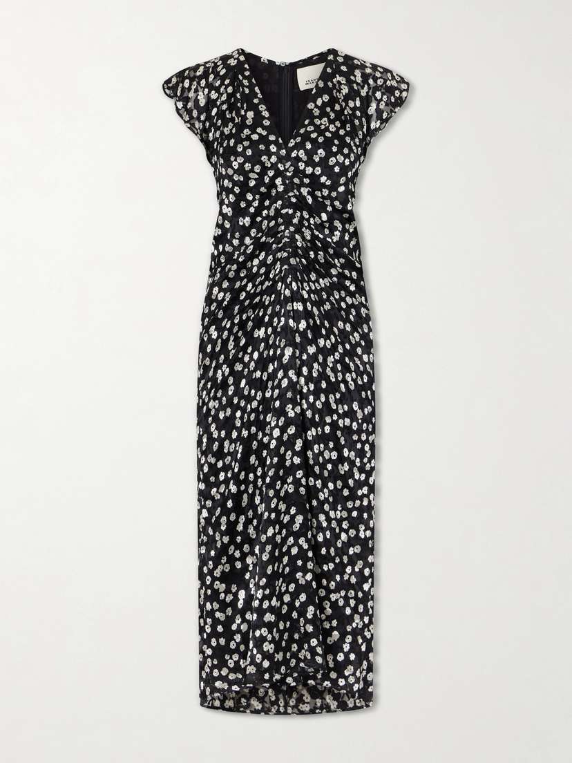 Isabel Marant Lyndsay Floral-print Chiffon Midi Dress | Thumbnail 6 Isabel Marant Lyndsay Floral-print Chiffon Midi Dress | Thumbnail 6