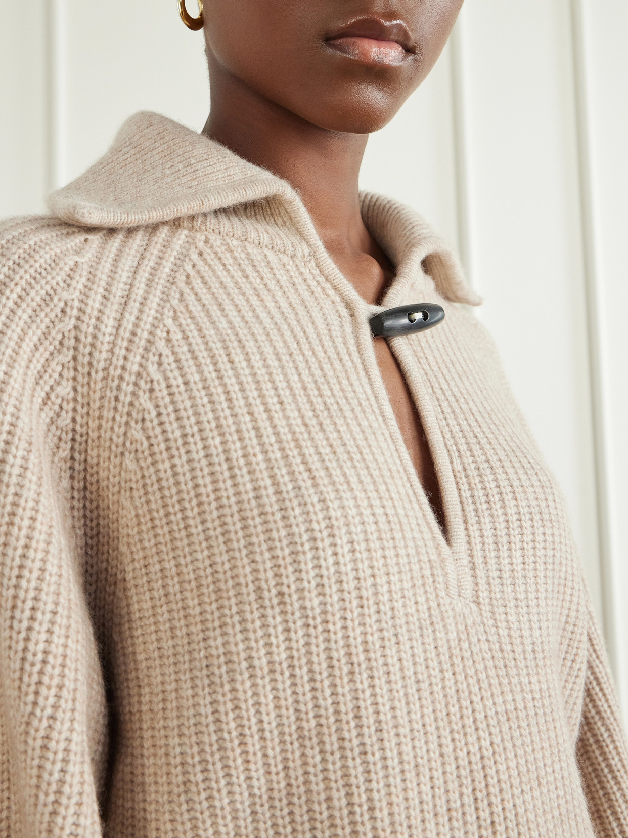 Miranda Merino Wool And Cashmere-Blend Sweater