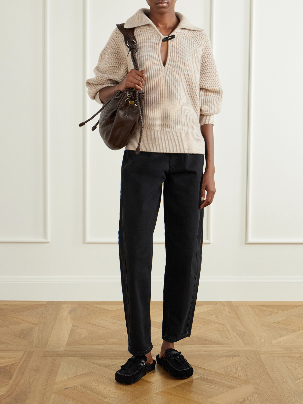 Miranda Merino Wool And Cashmere-Blend Sweater