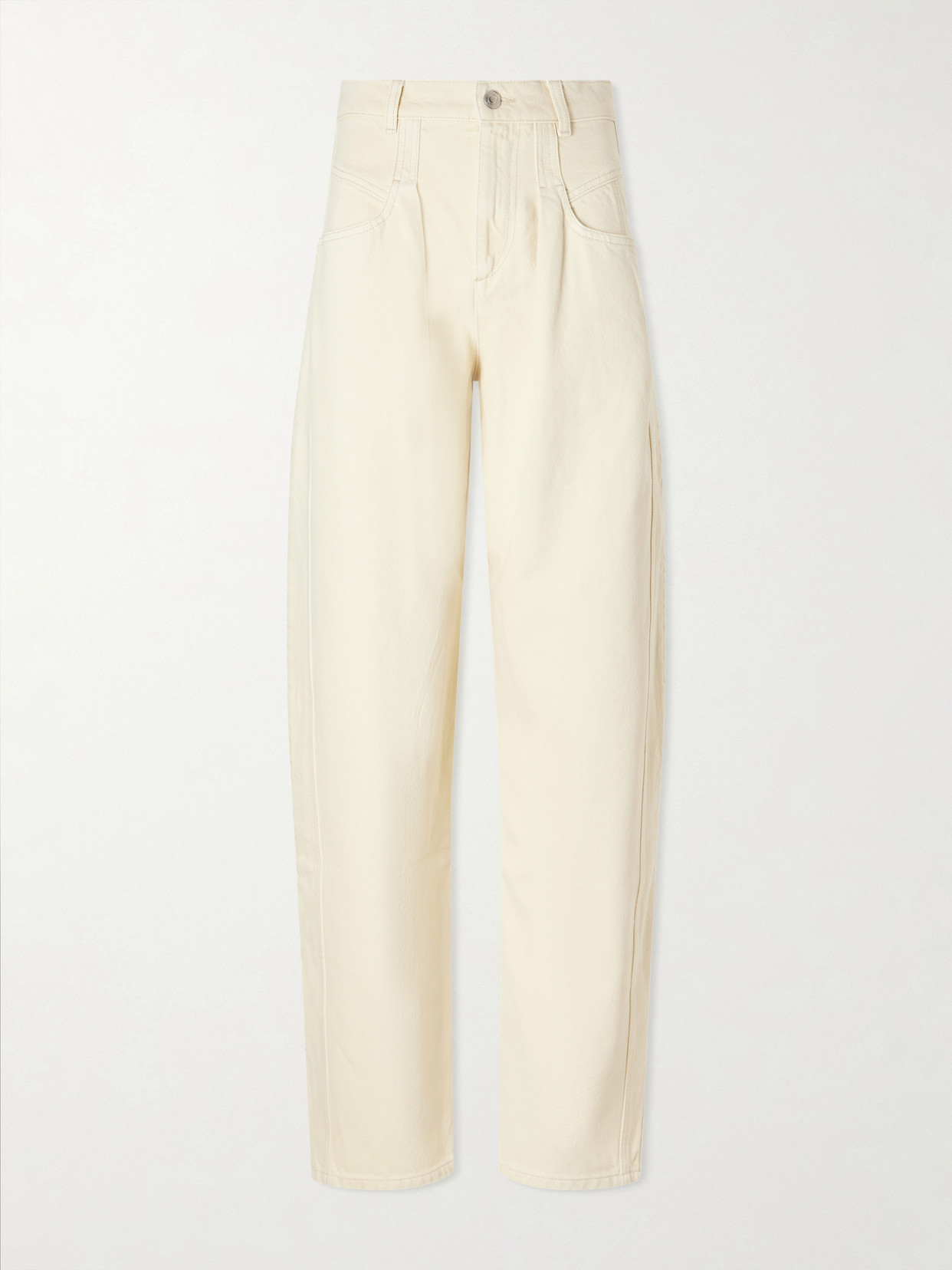 Isabel Marant Lisha Wide-leg Jeans In Neutral