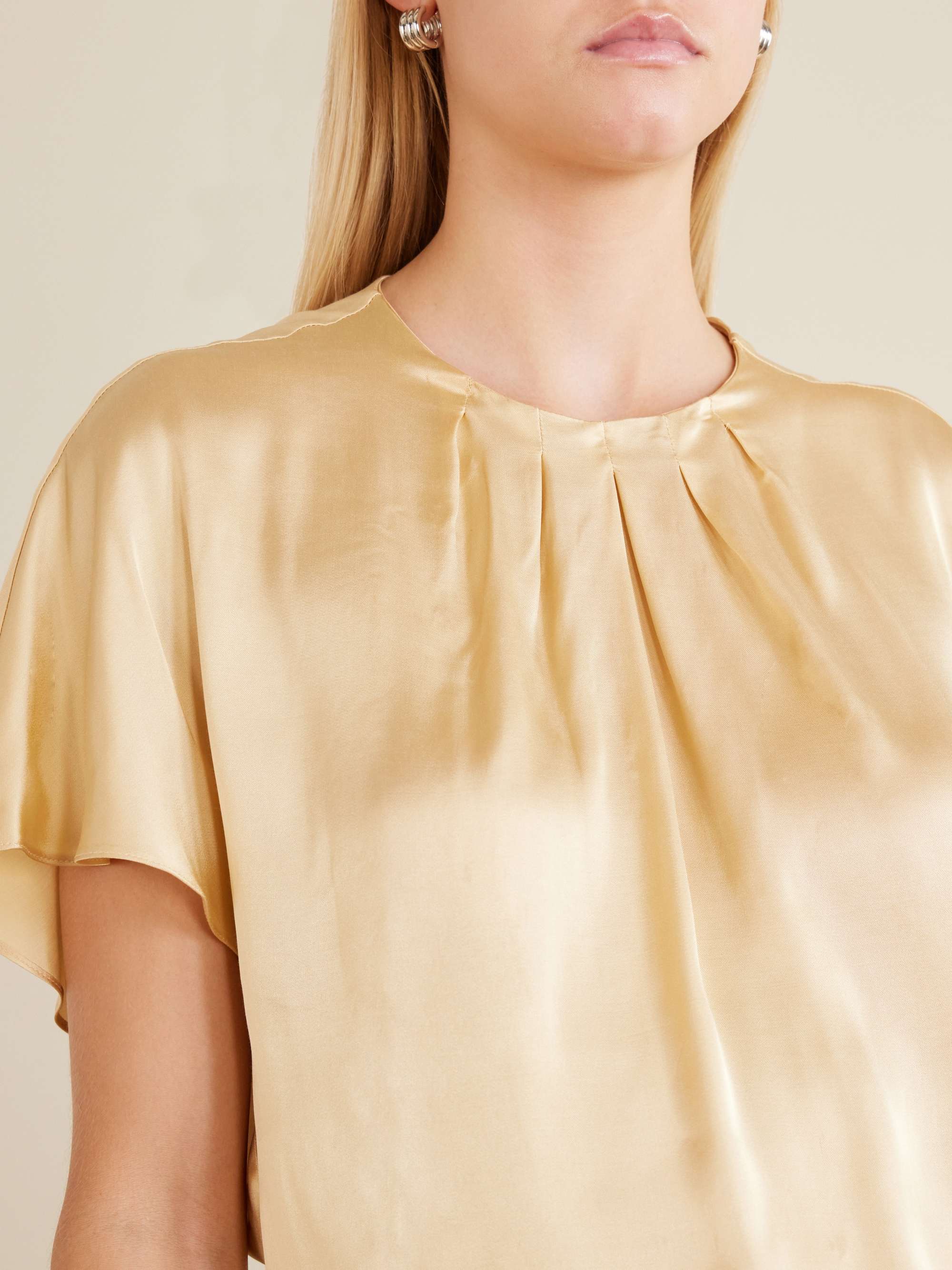 ISABEL MARANT Sakine satin blouse | NET-A-PORTER