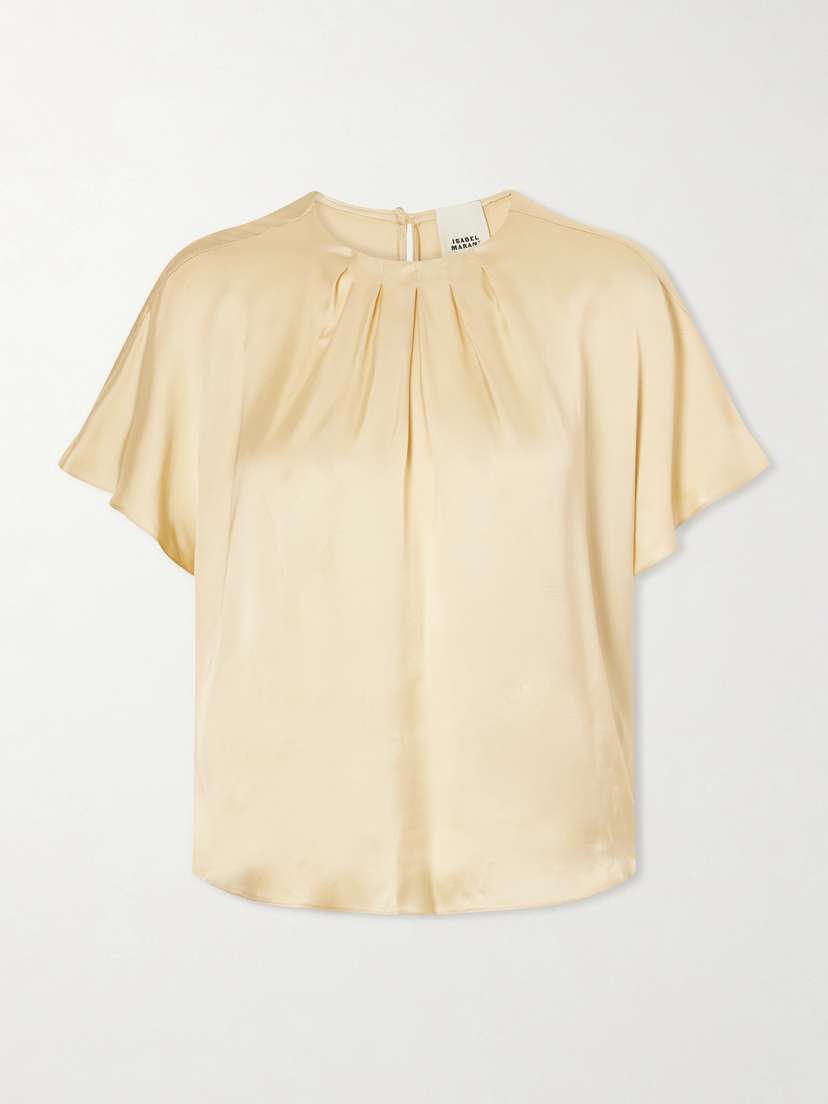 Isabel Marant Sakine Satin Blouse | Thumbnail 6 Isabel Marant Sakine Satin Blouse | Thumbnail 6