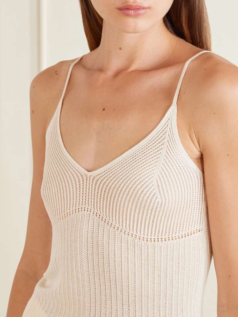 Isabel Marant Saloma Silk And Cotton-blend Knitted Tank | Thumbnail 5 Isabel Marant Saloma Silk And Cotton-blend Knitted Tank | Thumbnail 5