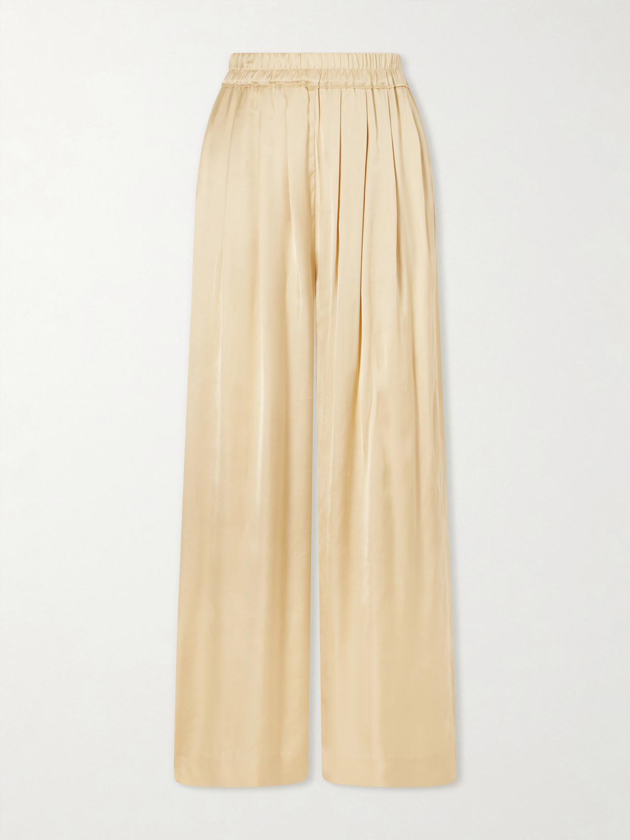 ISABEL MARANT - Nolia Satin Wide-leg Pants - Neutrals