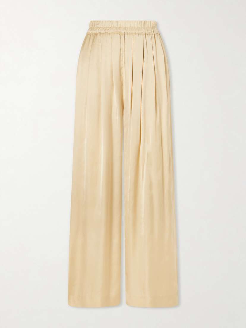 Isabel Marant Nolia Satin Wide-leg Pants | Thumbnail 6