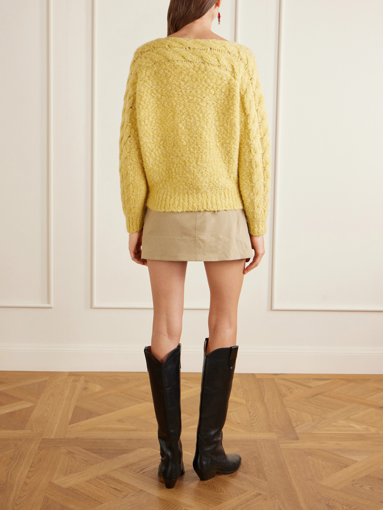 Ponara Wool-Blend Bouclé Sweater