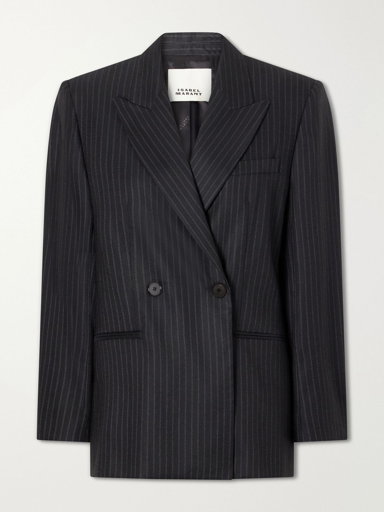 Ranya striped wool-blend blazer