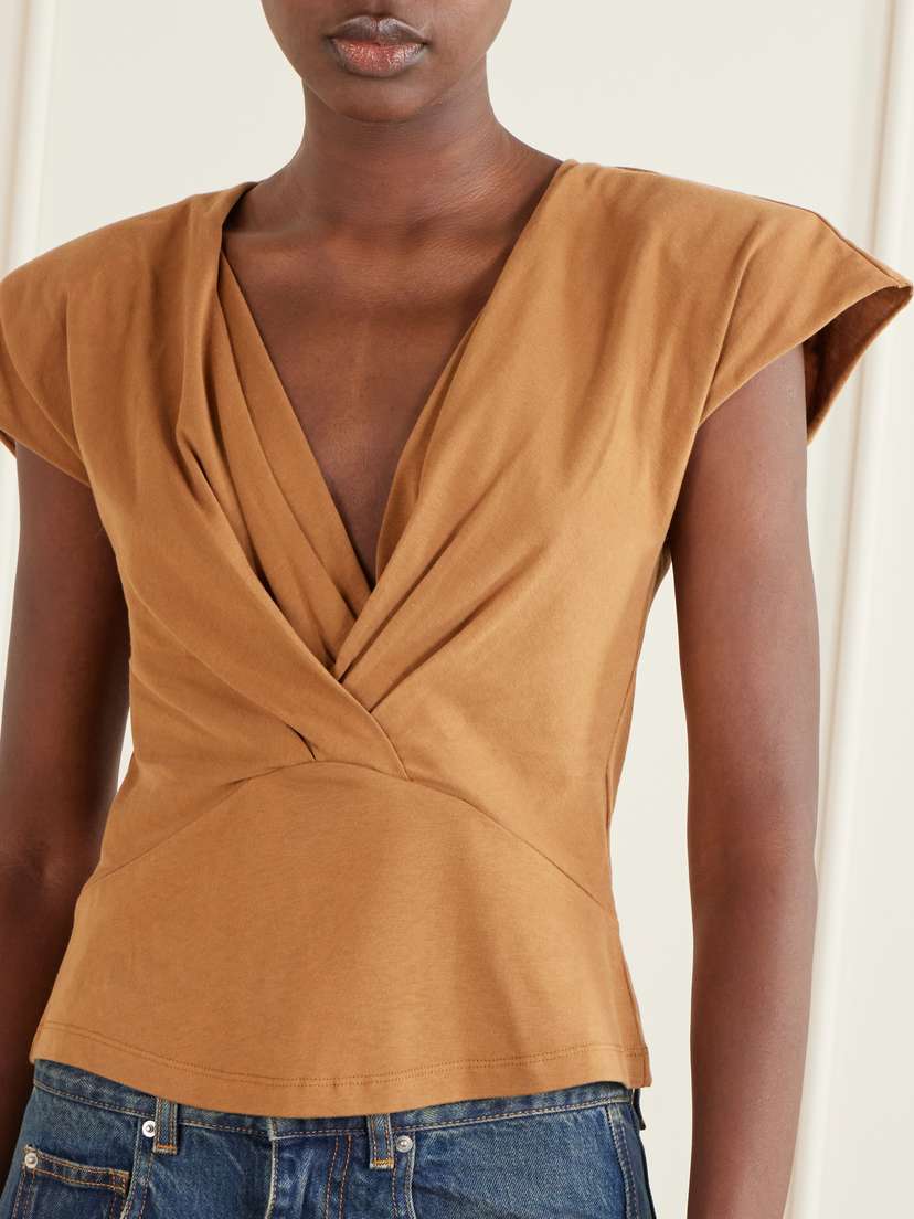 Isabel Marant Nadrine Cotton-jersey T-shirt | Thumbnail 4