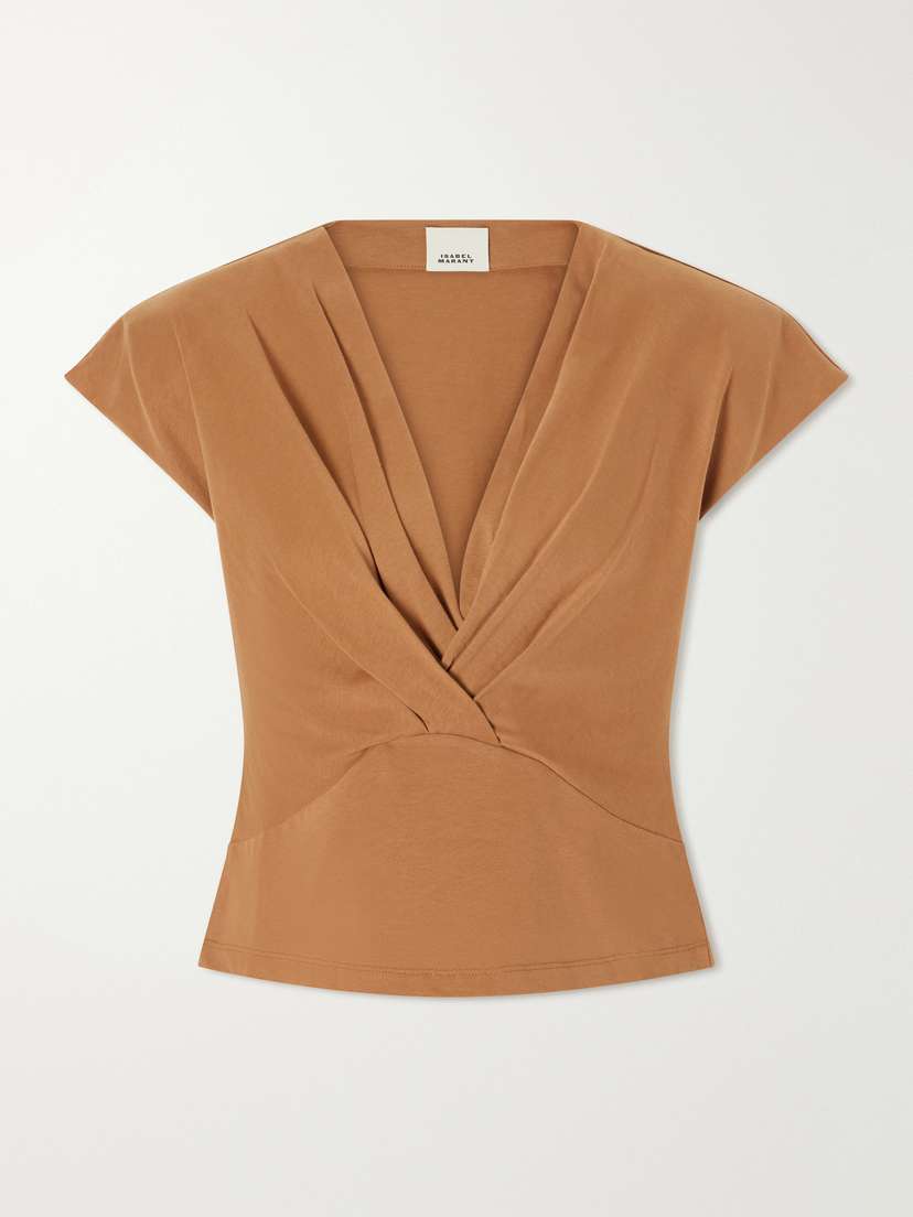 Isabel Marant Nadrine Cotton-jersey T-shirt