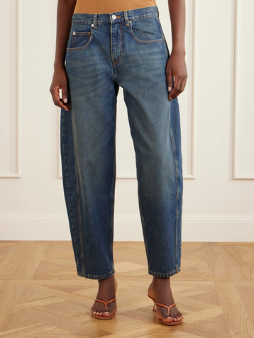 Isabel Marant Oriane mid-waist boyfriend jeans