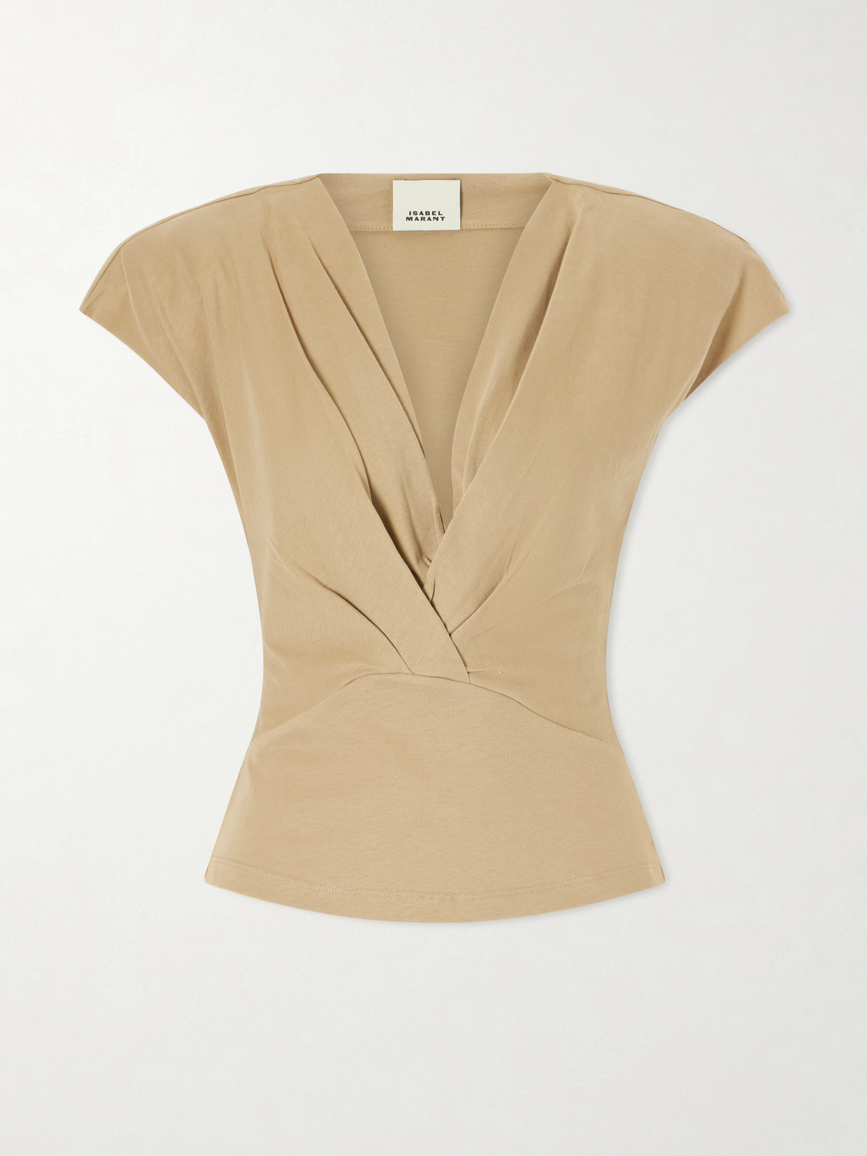 ISABEL MARANT - Nadrine Cotton-jersey T-shirt - Neutrals
