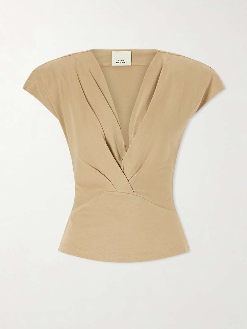 Isabel Marant Nadrine Cotton-jersey T-shirt