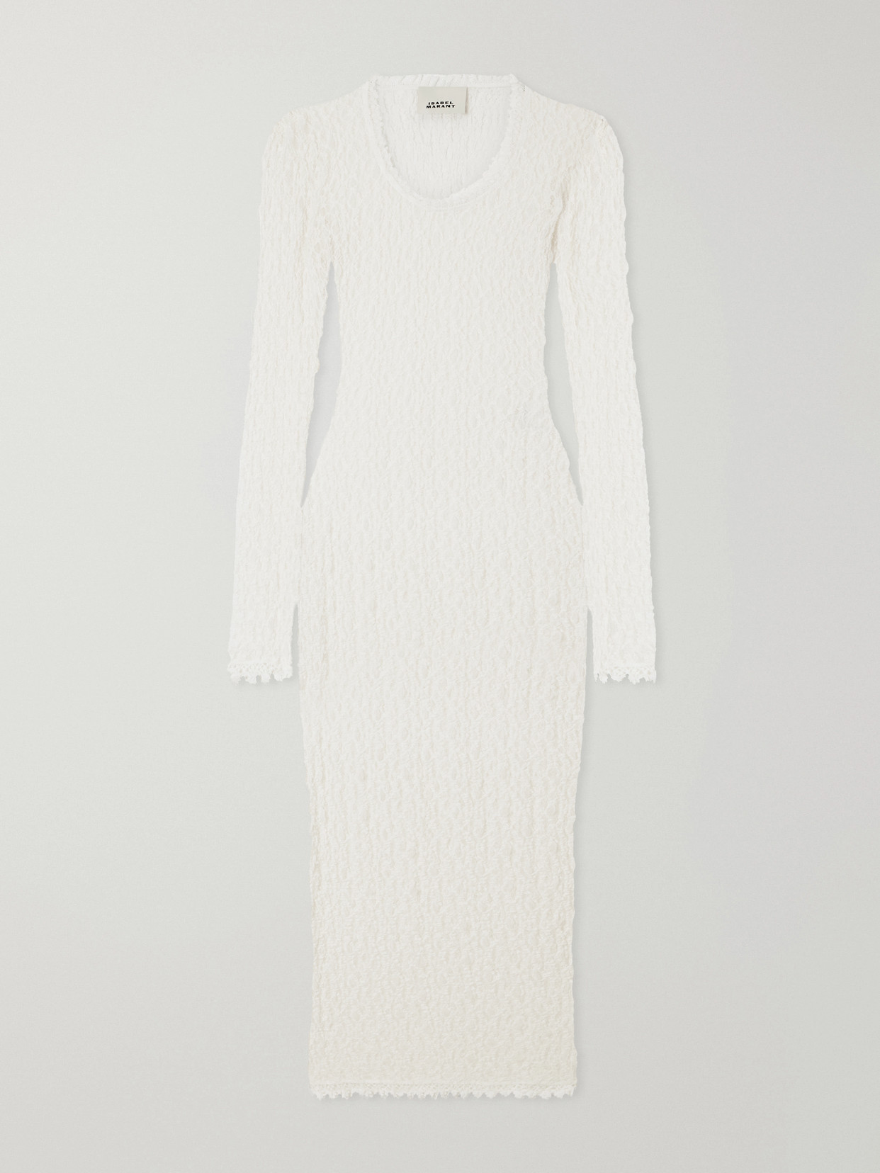 Isabel Marant Belsane Lace Midi Dress In White