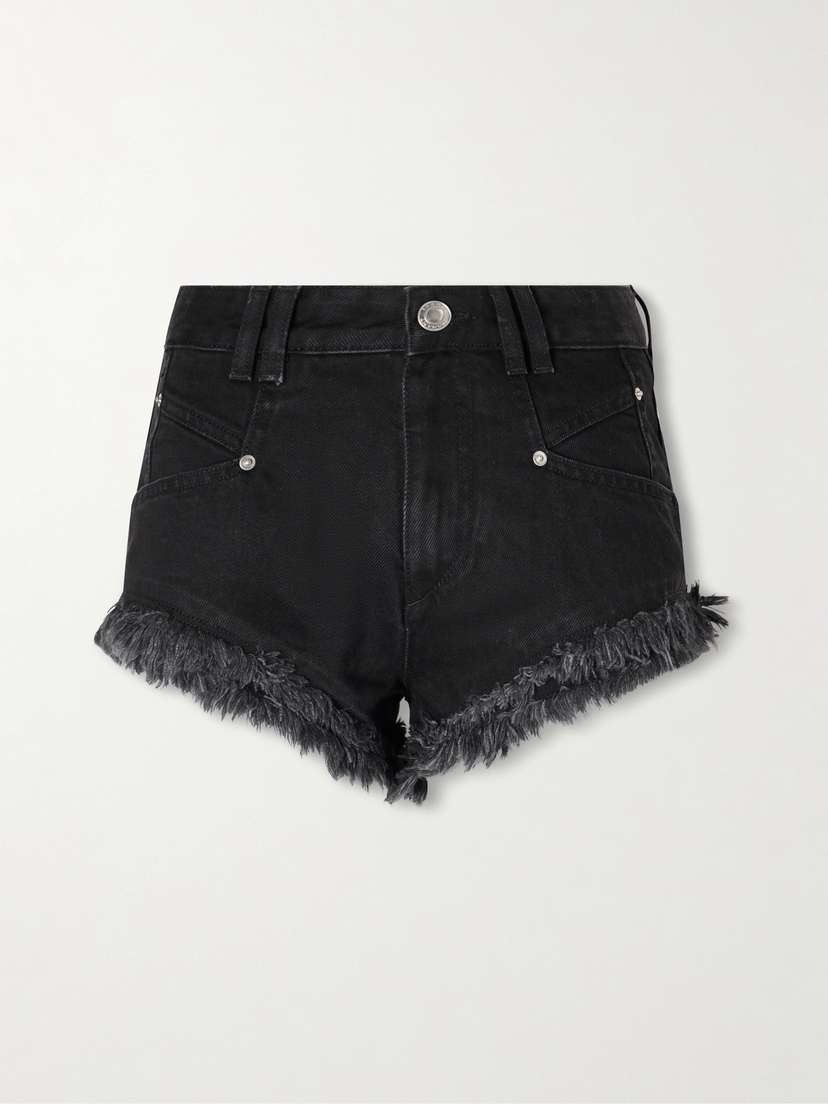 Isabel Marant Eneidala Frayed Denim Shorts | Thumbnail 6 Isabel Marant Eneidala Frayed Denim Shorts | Thumbnail 6