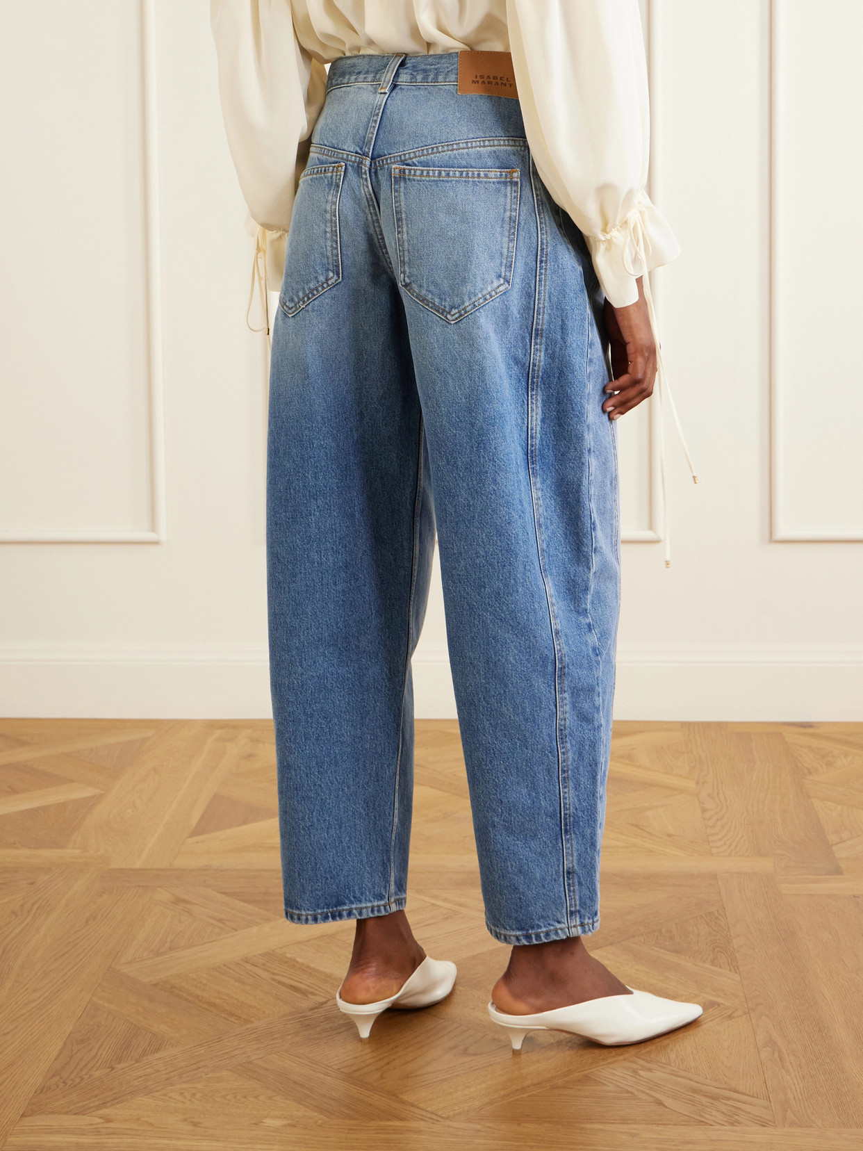 Oriane Mid-Waist Boyfriend Jeans