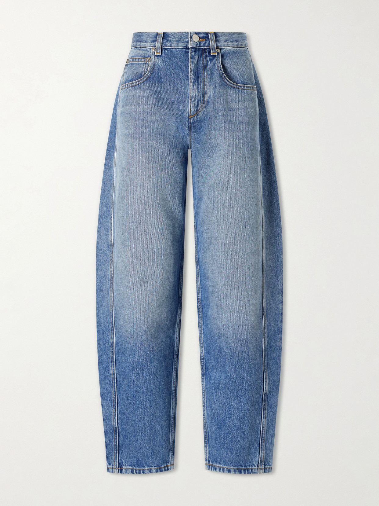Isabel Marant Oriane Mid-waist Boyfriend Jeans In Blue