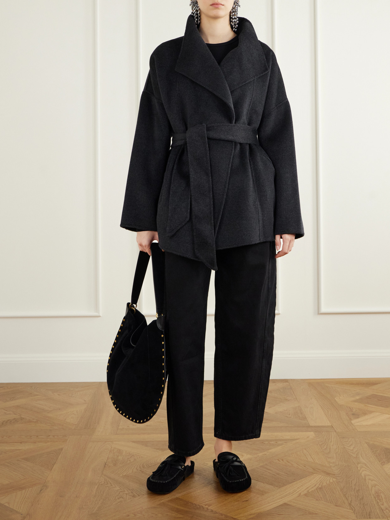 Ceaton Belted Wool And Cashmere-Blend Coat