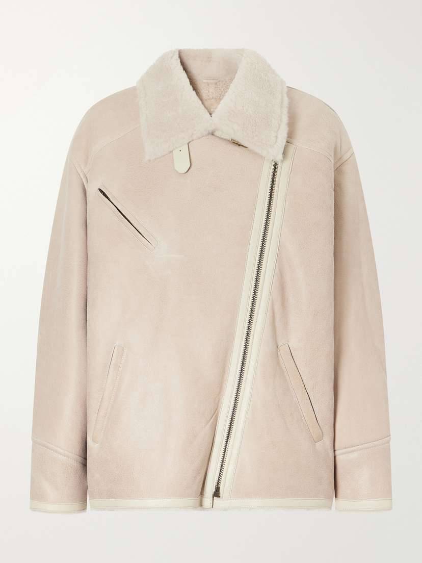 Isabel Marant Adelina Shearling-trimmed Suede Jacket | Thumbnail 7 Isabel Marant Adelina Shearling-trimmed Suede Jacket | Thumbnail 7