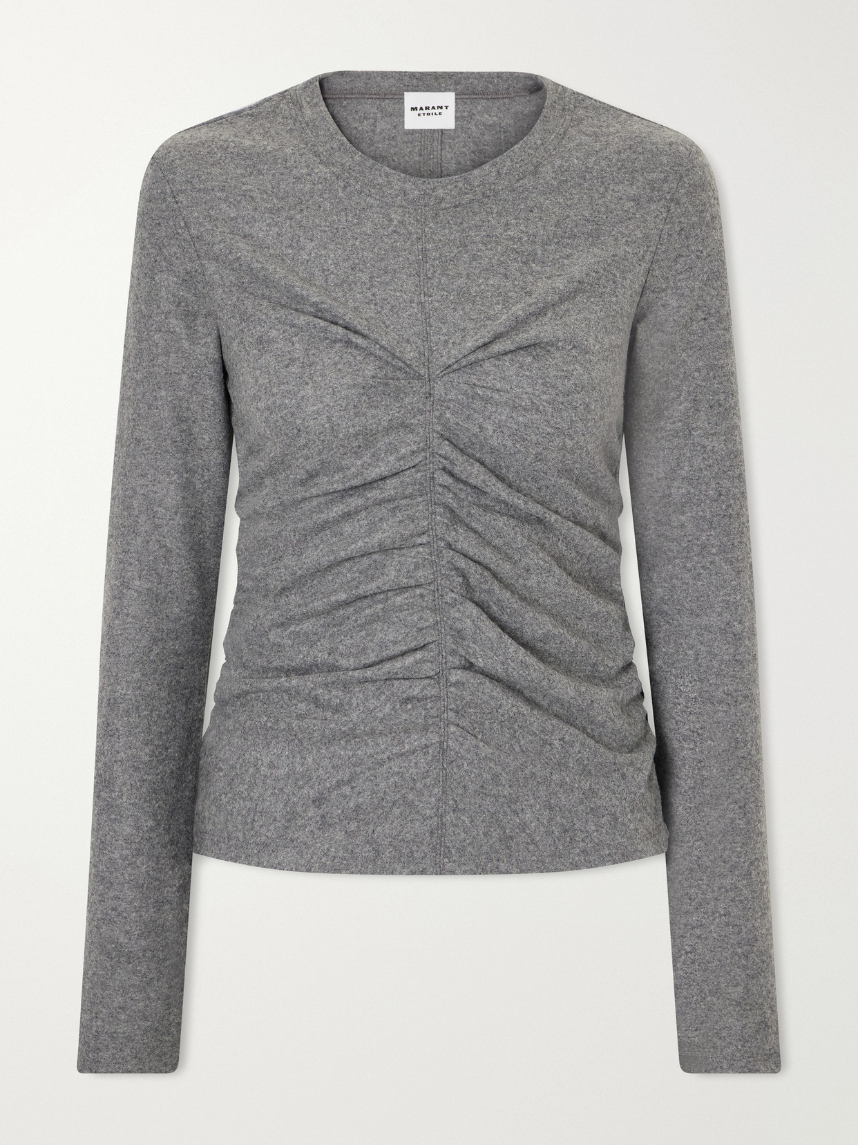 Isabel Marant Étoile Delesa Stretch Shirt In Gray