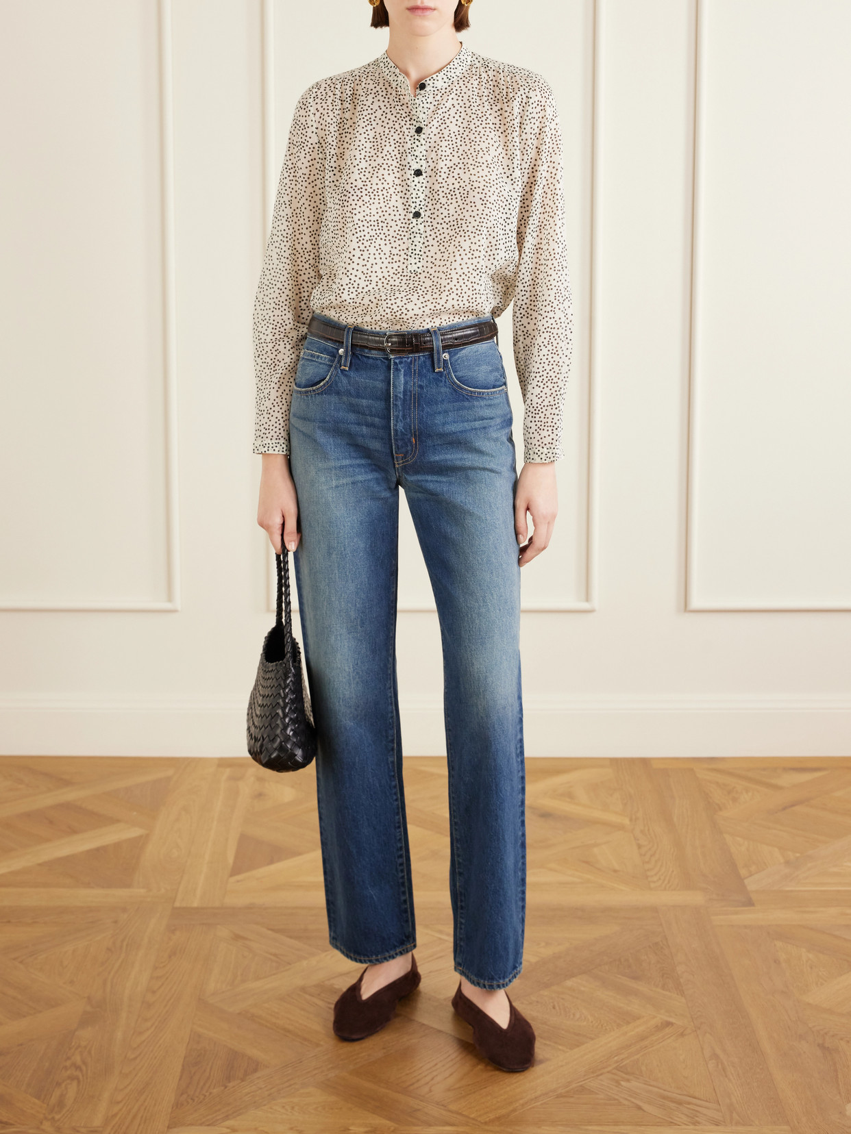 Marant Étoile - Maria Polka-Dot Organic Cotton-Voile Blouse