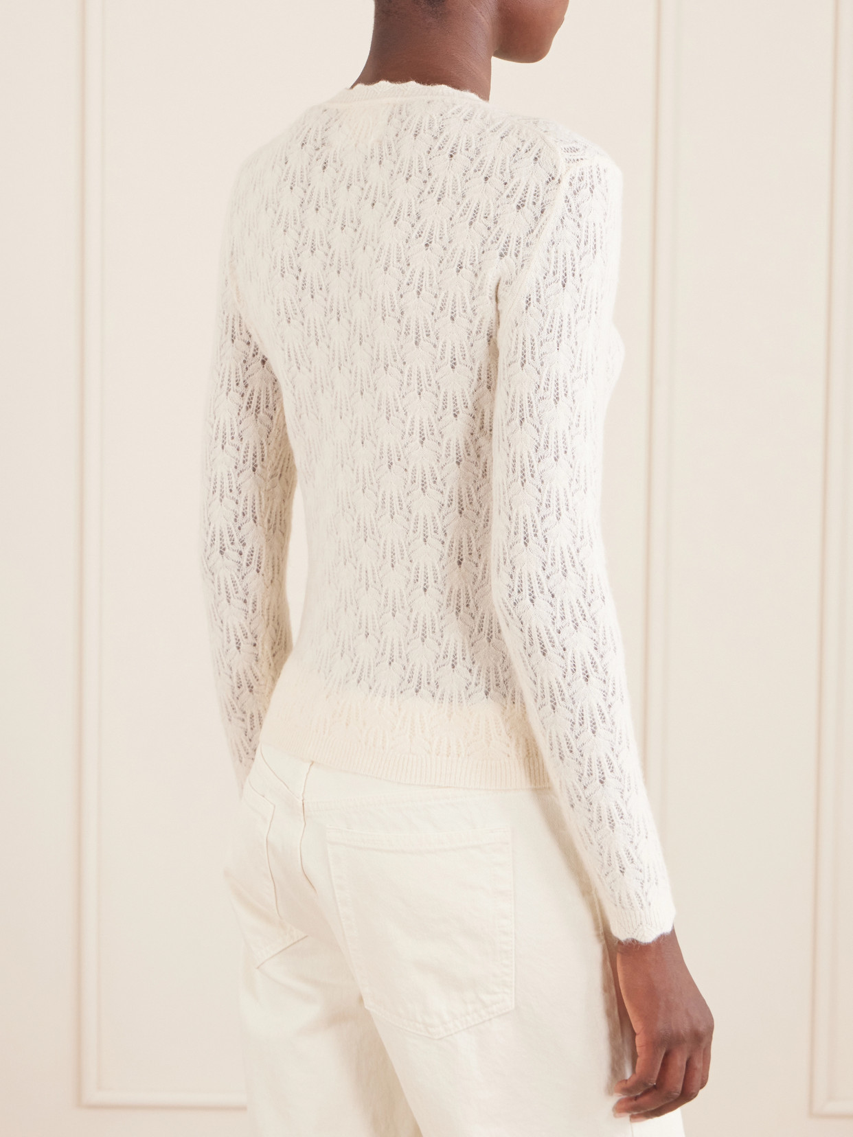 Marant Étoile - Obeline Wool-Blend Chrochet Sweater