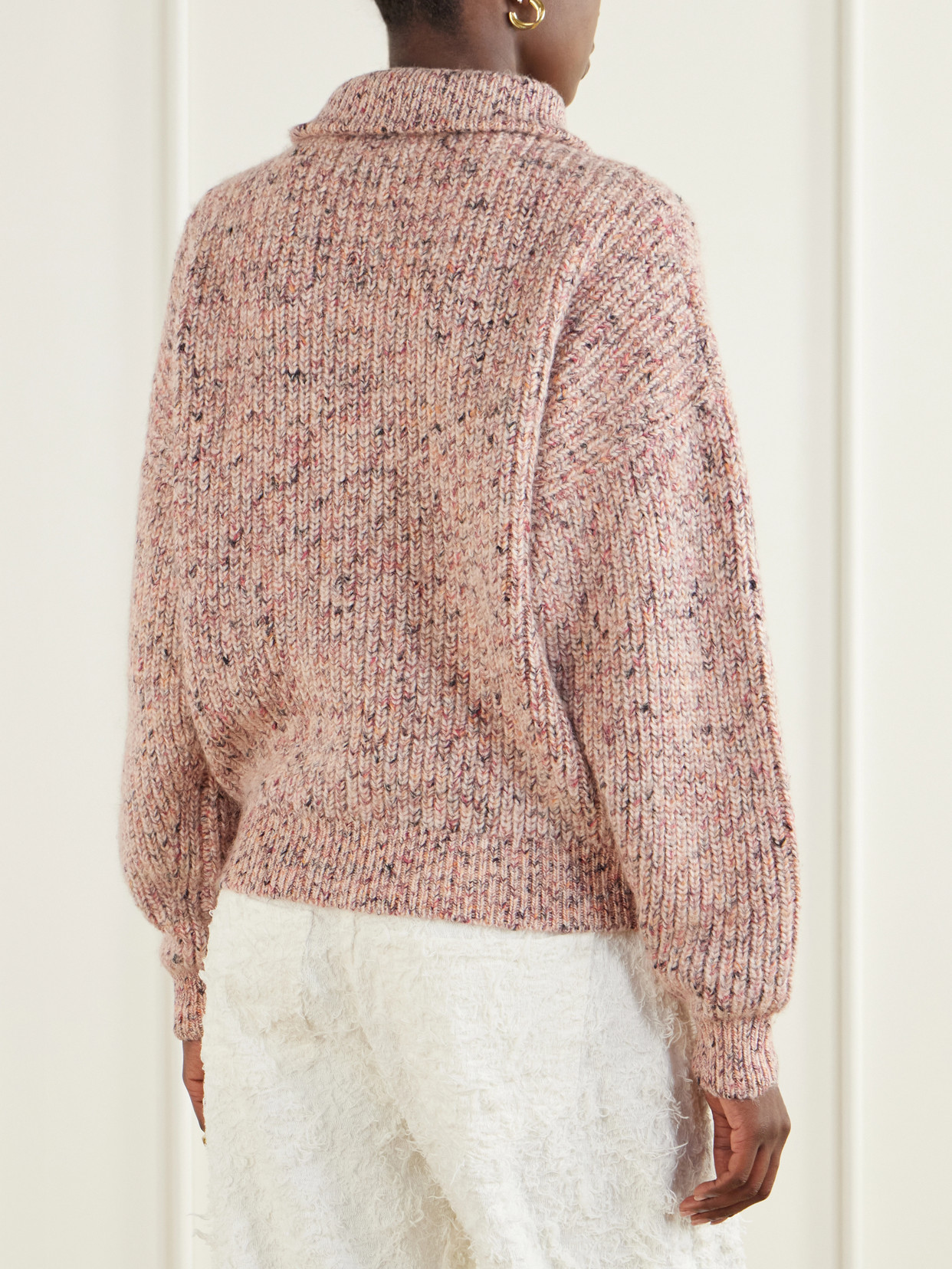 Marant Étoile - Anita Ribbed Half-Zip Sweater