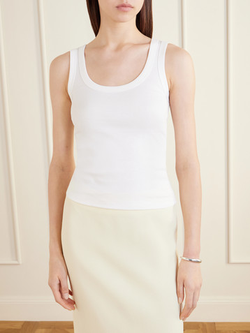 FLORE FLORE Hillie organic cotton-jersey tank top
