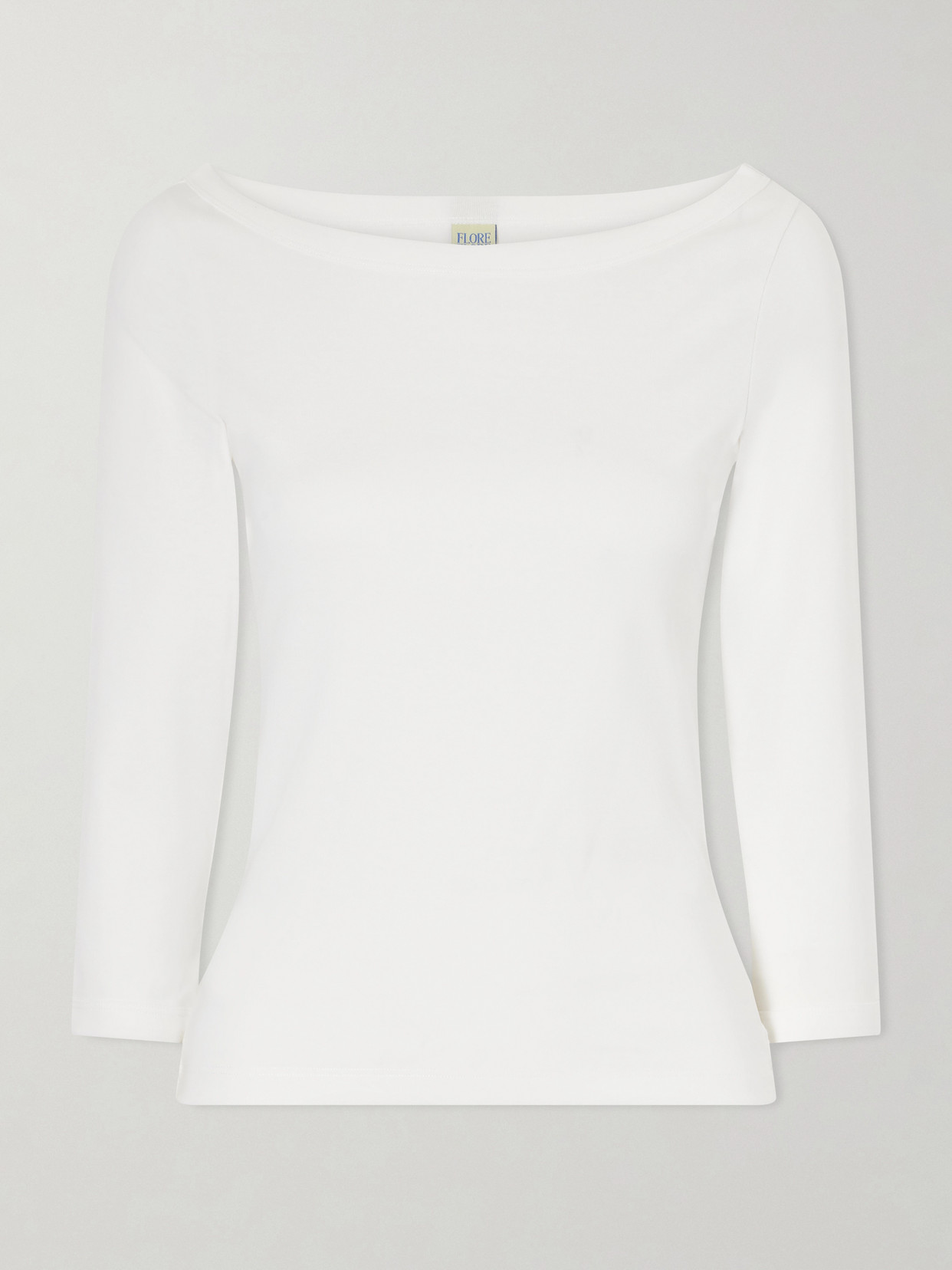 Steffi Ribbed Organic Cotton-Jersey T-Shirt