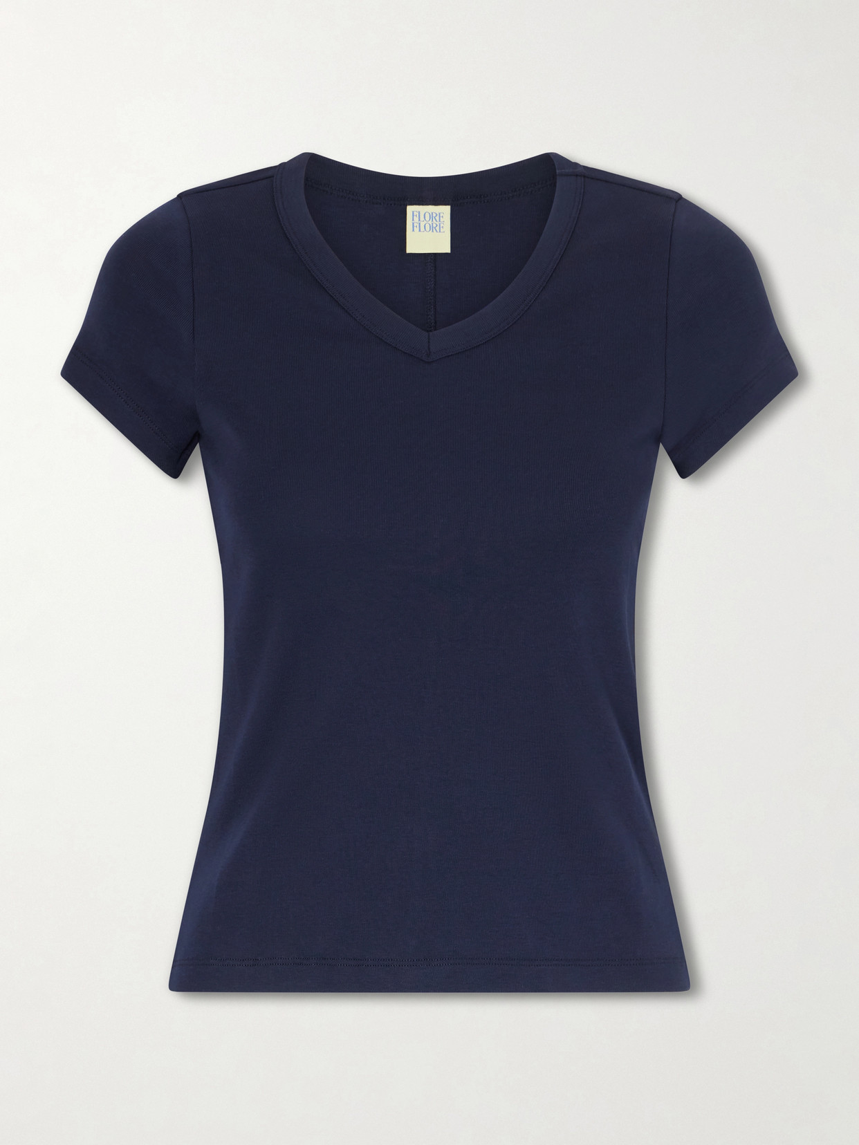 Flore Flore Jill Baby Organic Cotton-jersey T-shirt In Blue