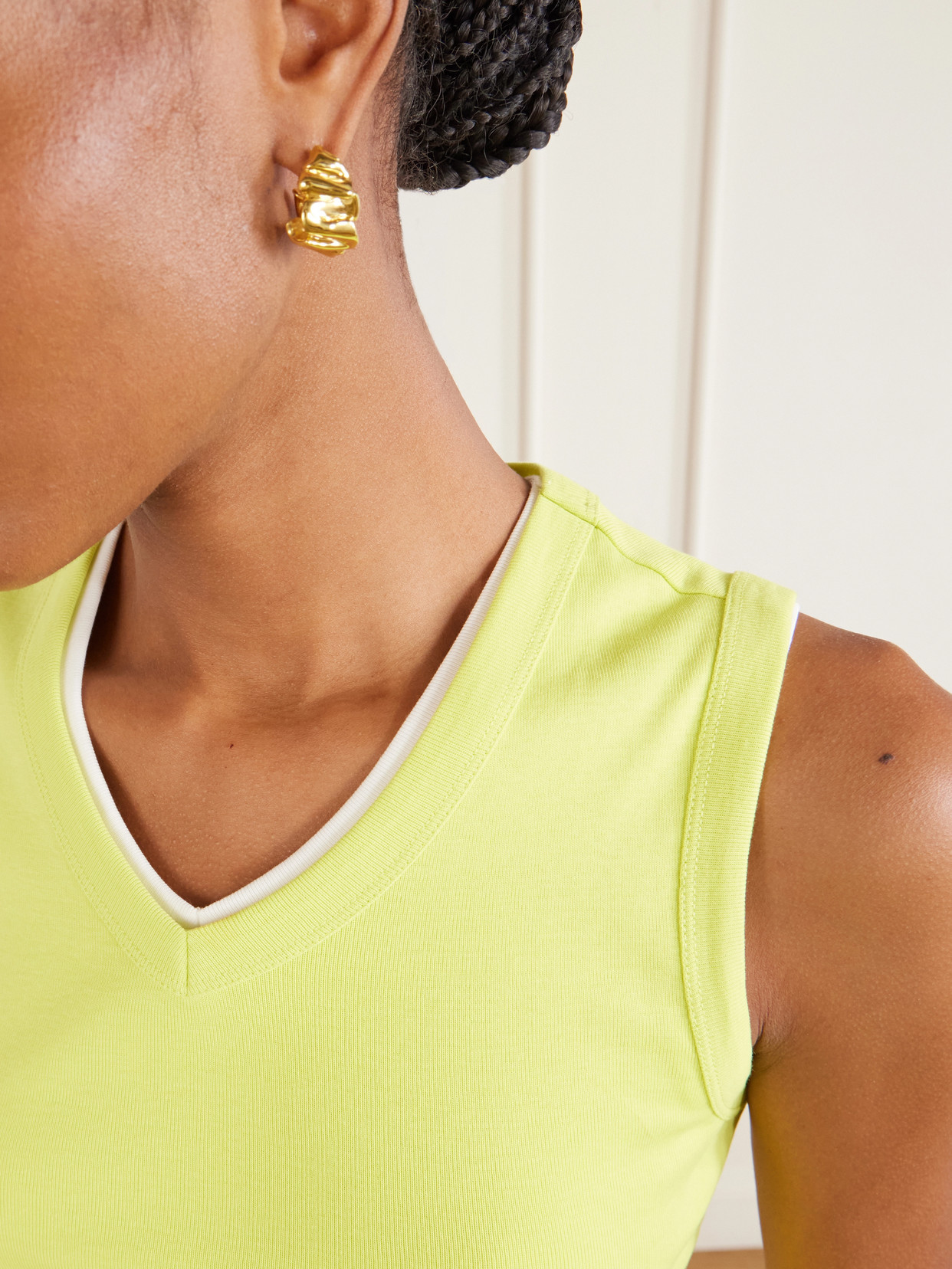 Jill Organic Cotton-Jersey Tank Top