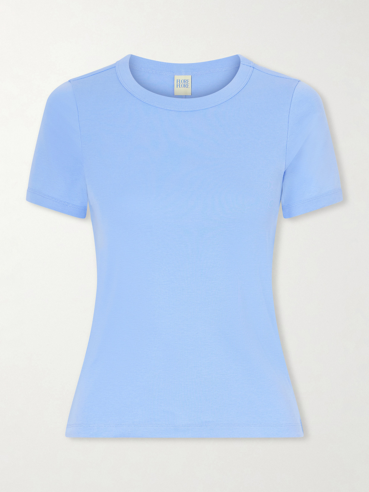 Car Ribbed Organic Cotton-Jersey T-Shirt