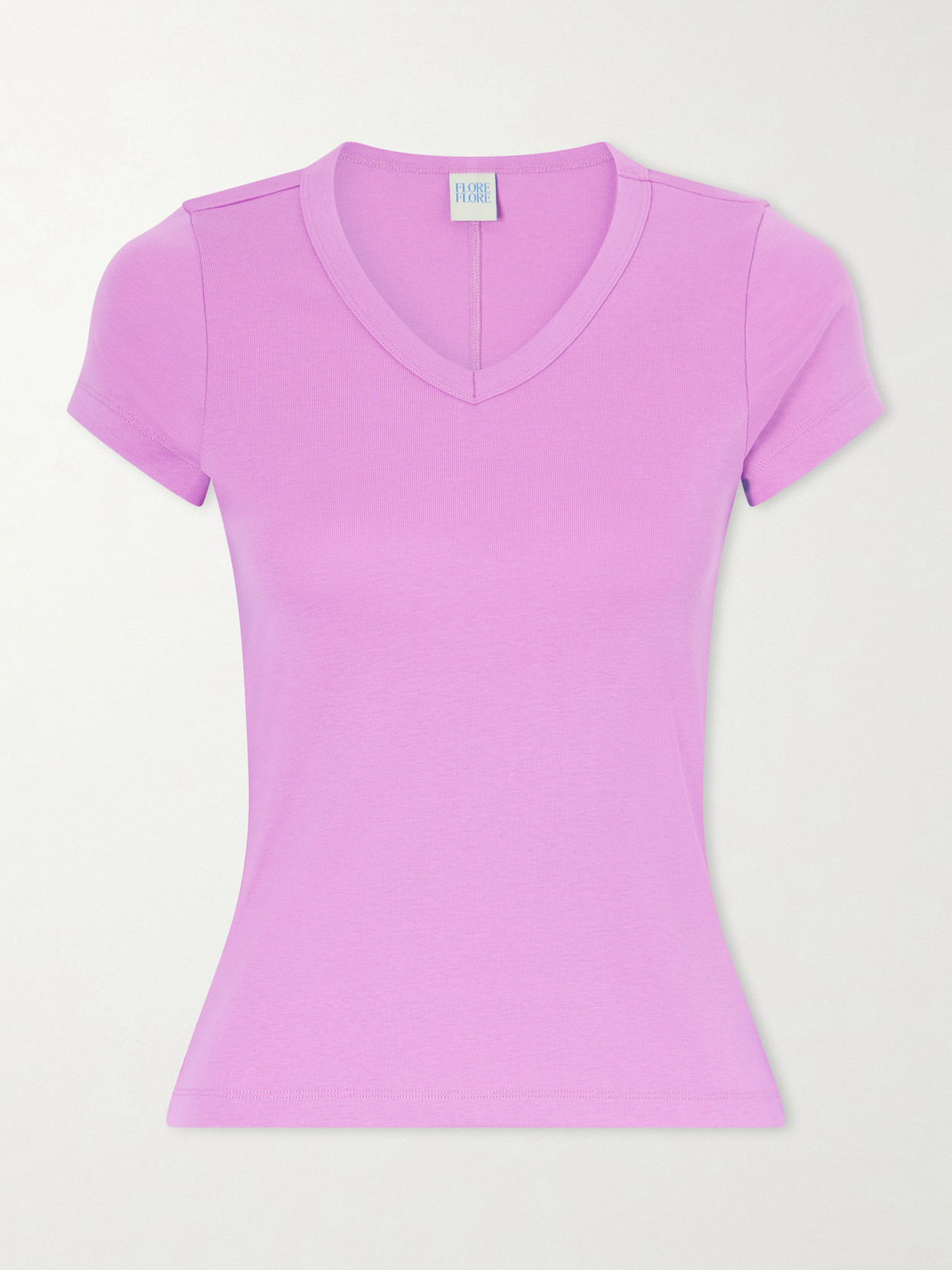 Flore Flore Jill Baby Tee Organic Cotton-jersey T-shirt In Pink