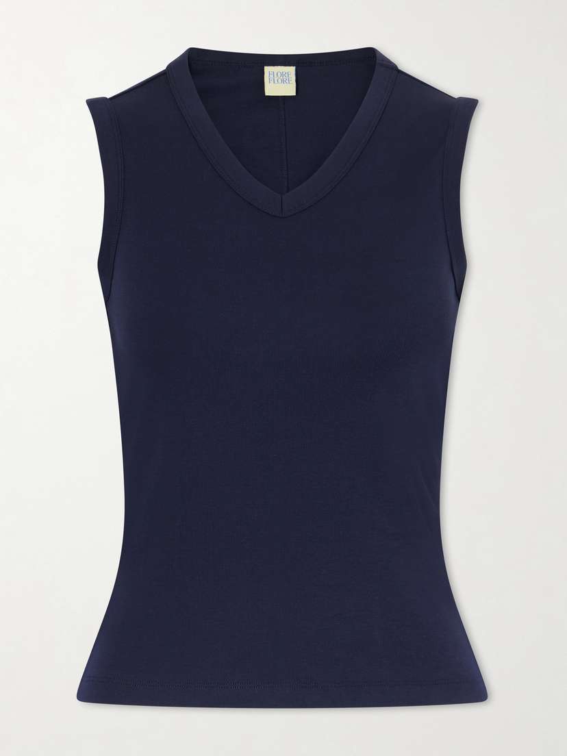 FLORE FLORE Jill Organic Cotton-jersey Tank