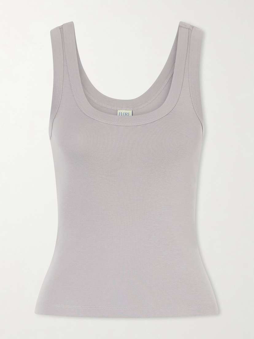 FLORE FLORE Hillie Organic Cotton-jersey Tank