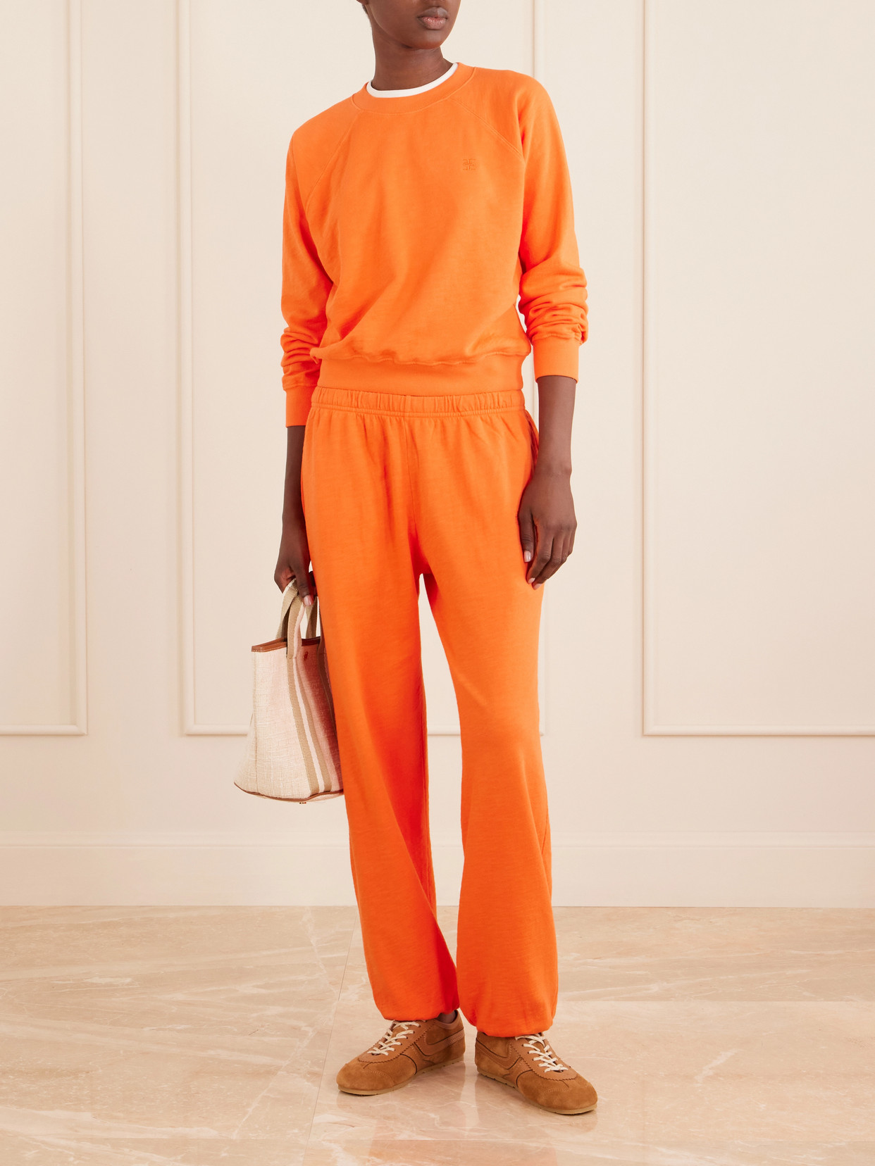 Éterne - Sonny Embroidered Cotton-Jersey Sweatshirt