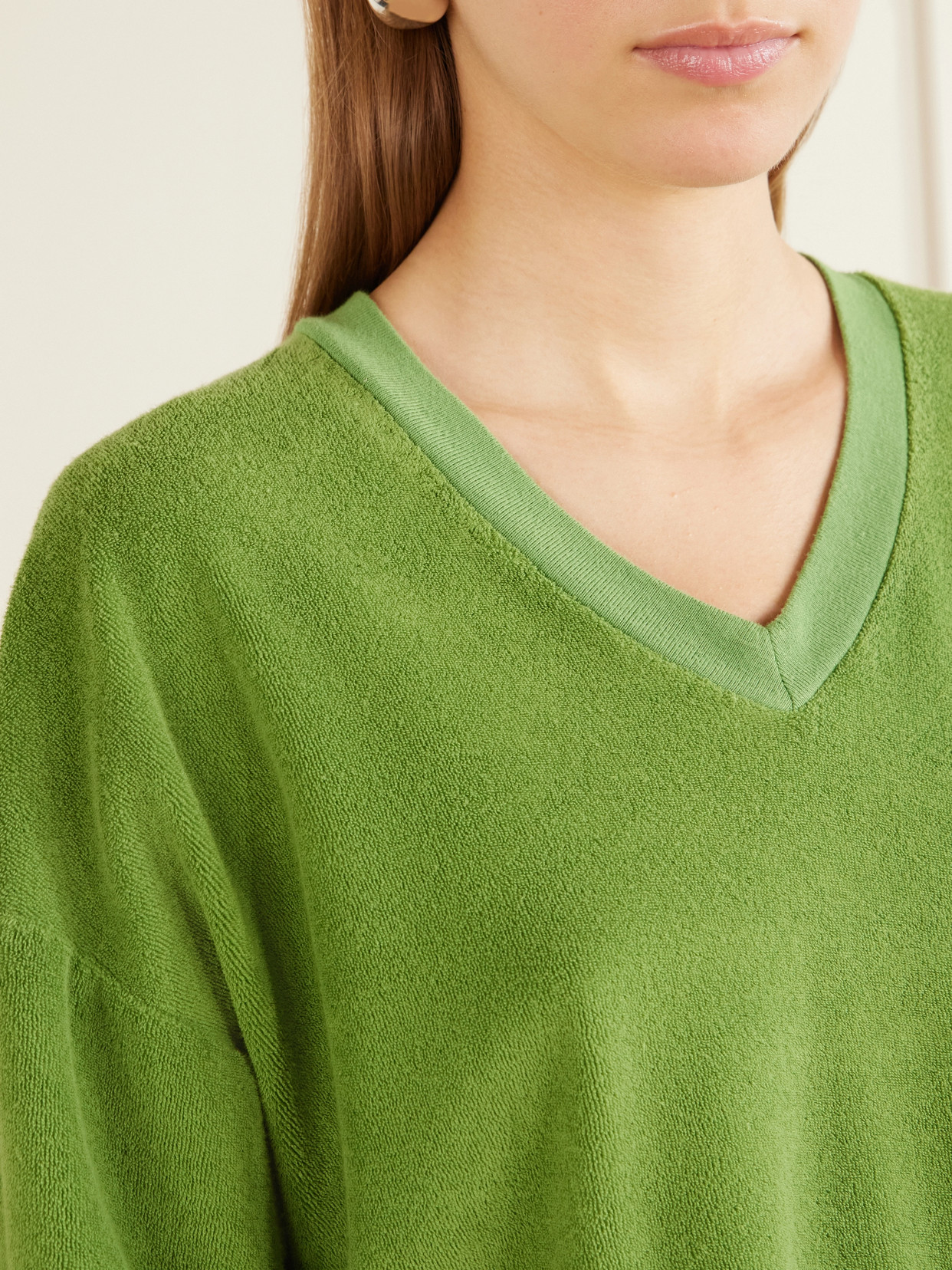 Éterne - Cotton-Blend Terry Sweatshirt