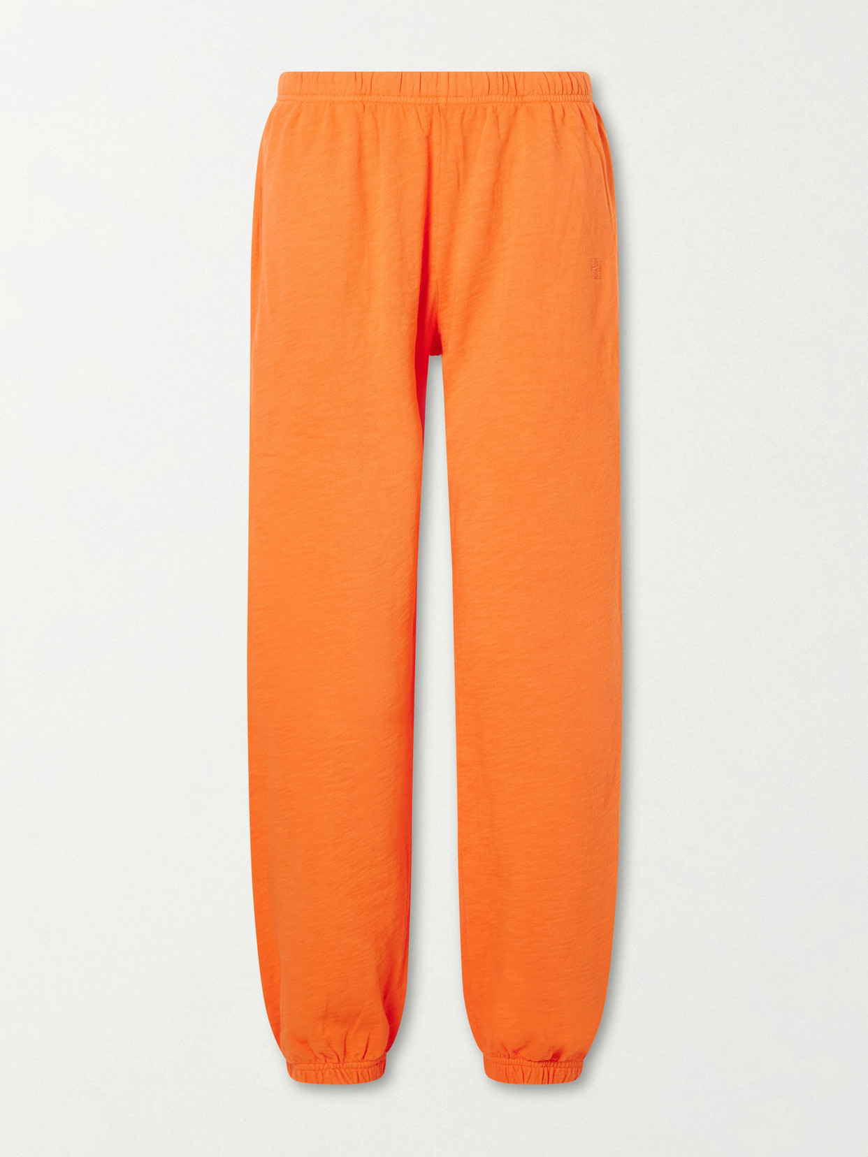 Éterne Tapered Cotton Track Pants In Orange