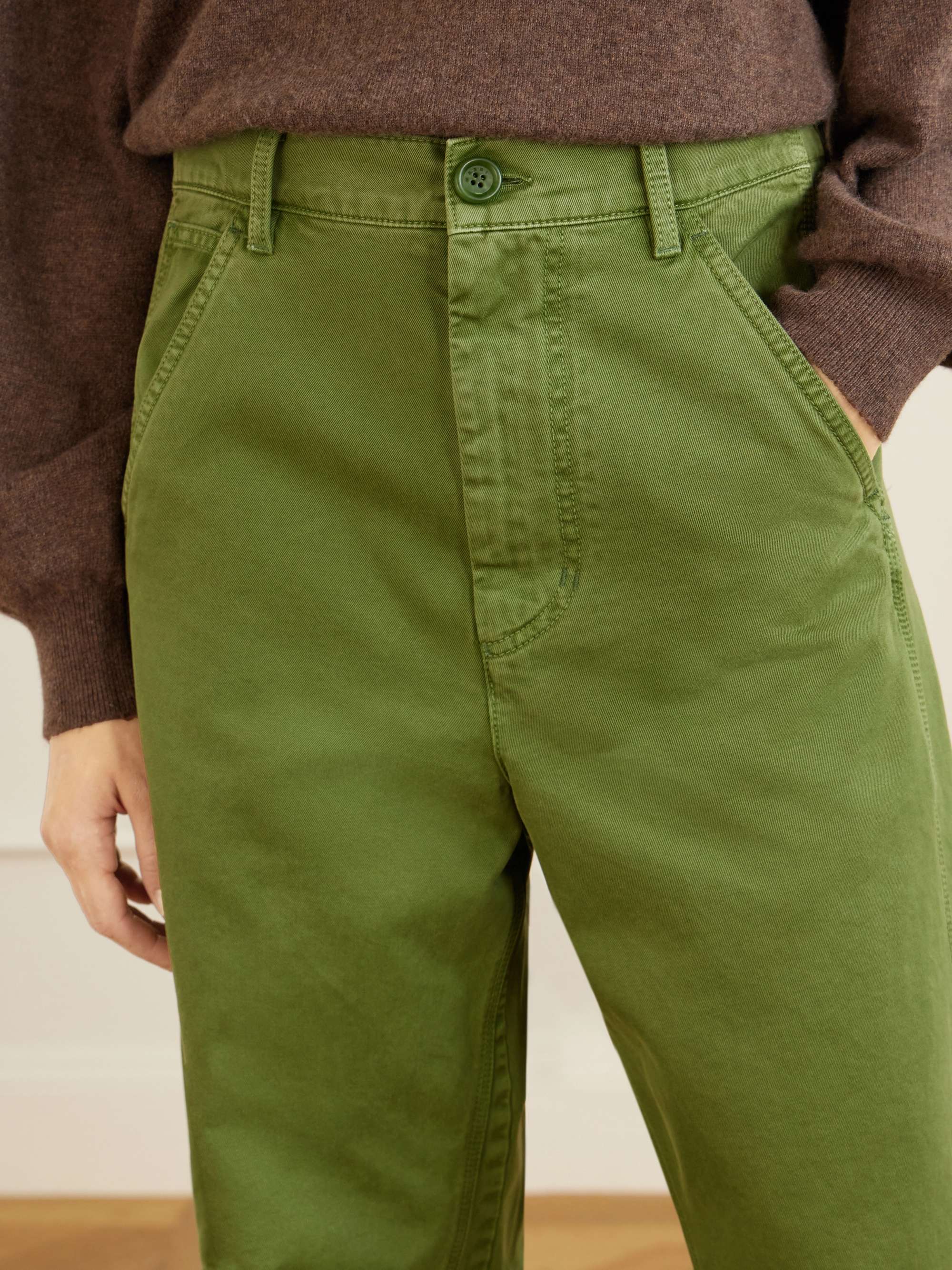 MARNI Cotton-drill wide-leg cargo pants | NET-A-PORTER