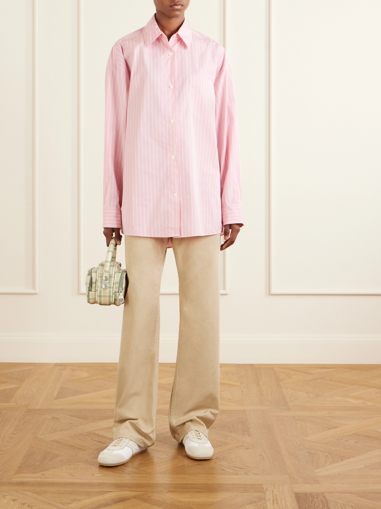 Striped Cotton-Blend Shirt