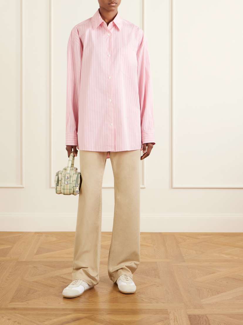 Marni Striped Cotton-blend Shirt | Thumbnail 2 Marni Striped Cotton-blend Shirt | Thumbnail 2
